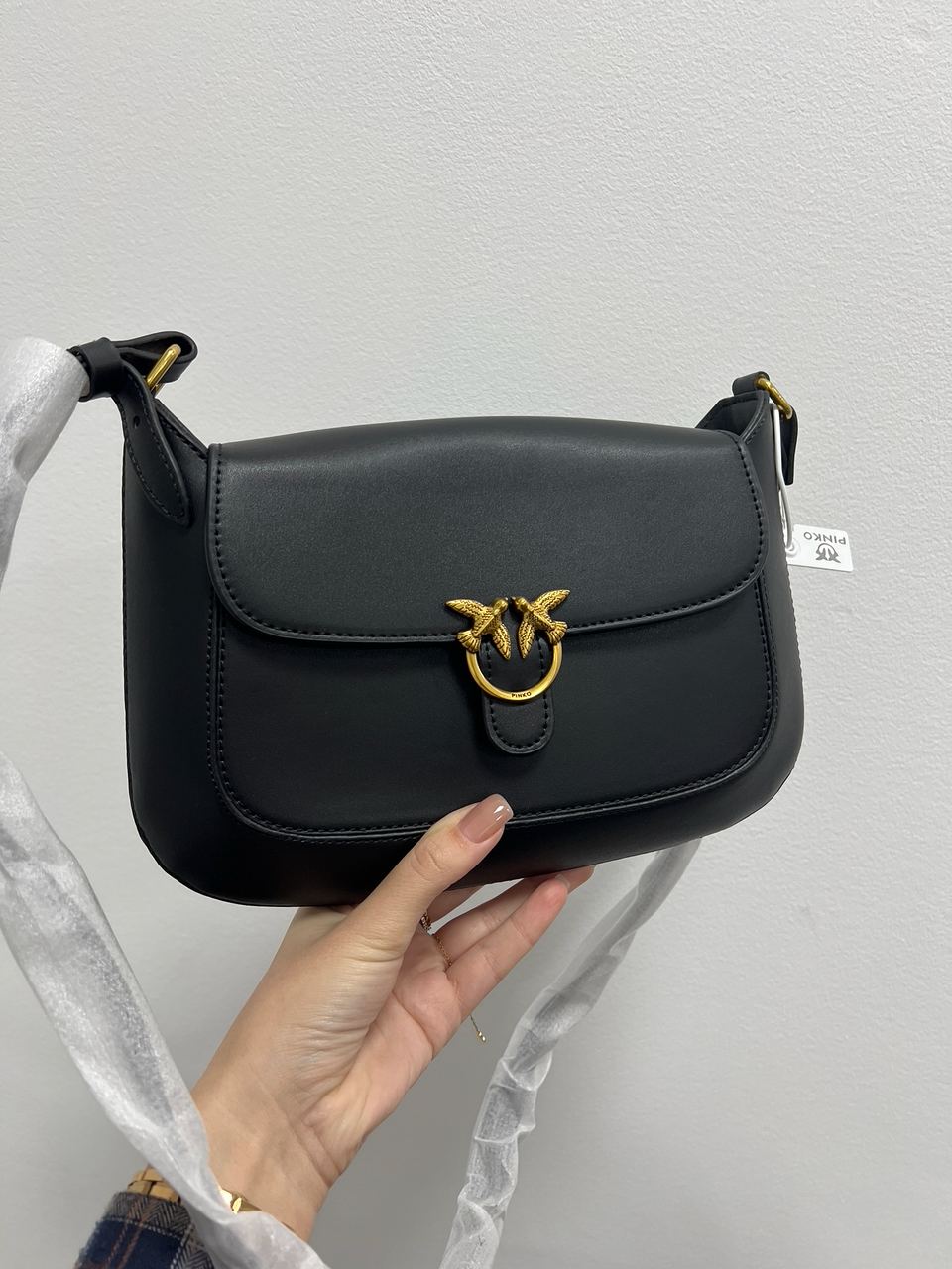 Pinko Mini Love Bag Saddle Simply Black - 7