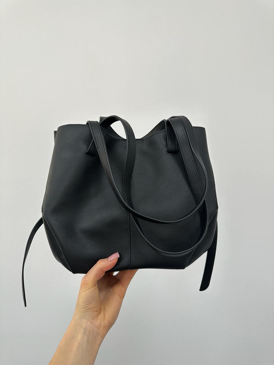 Polene Cyme Mini Edition Textured Black - 9