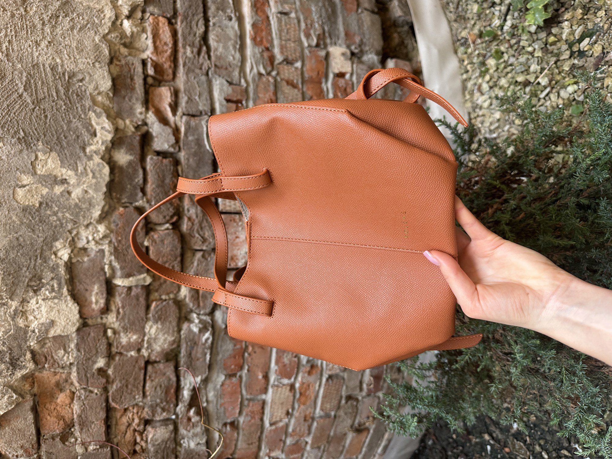 Polene Cyme Mini Edition Textured Camel (нюанс) - 11