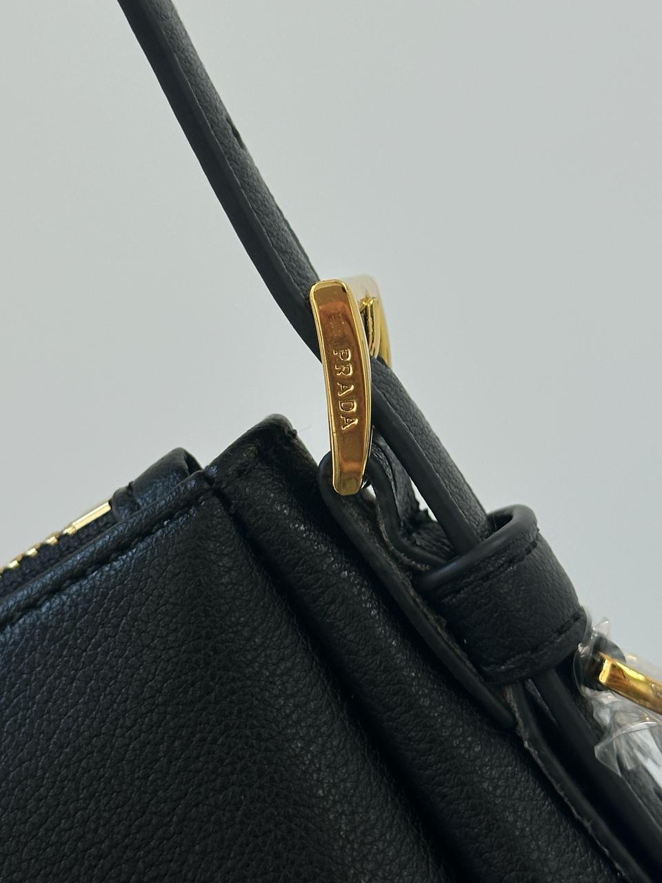 Prada Aimée Large Leather Shoulder Bag - 8