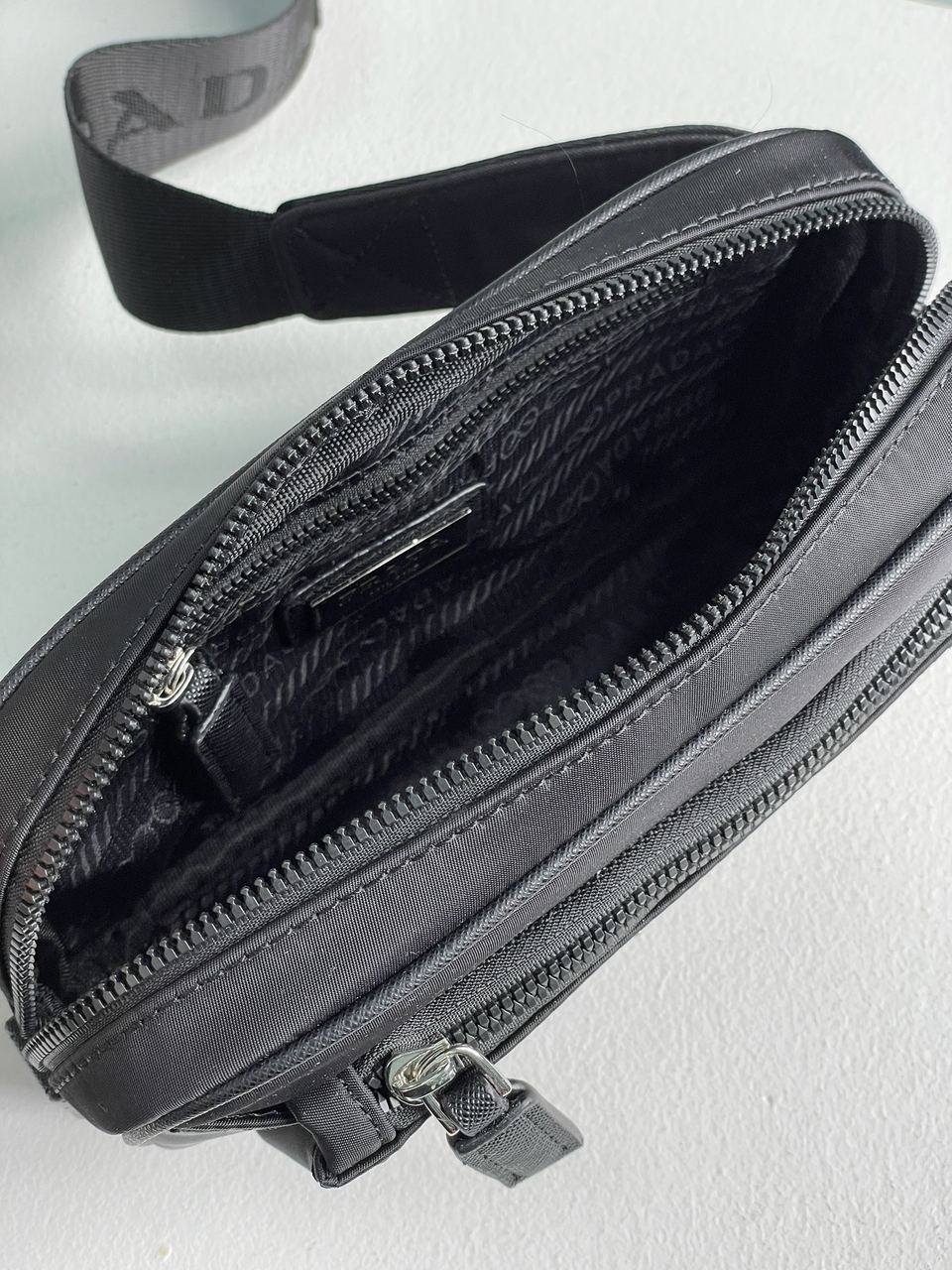 Prada Black Nylon Bumbag - 17