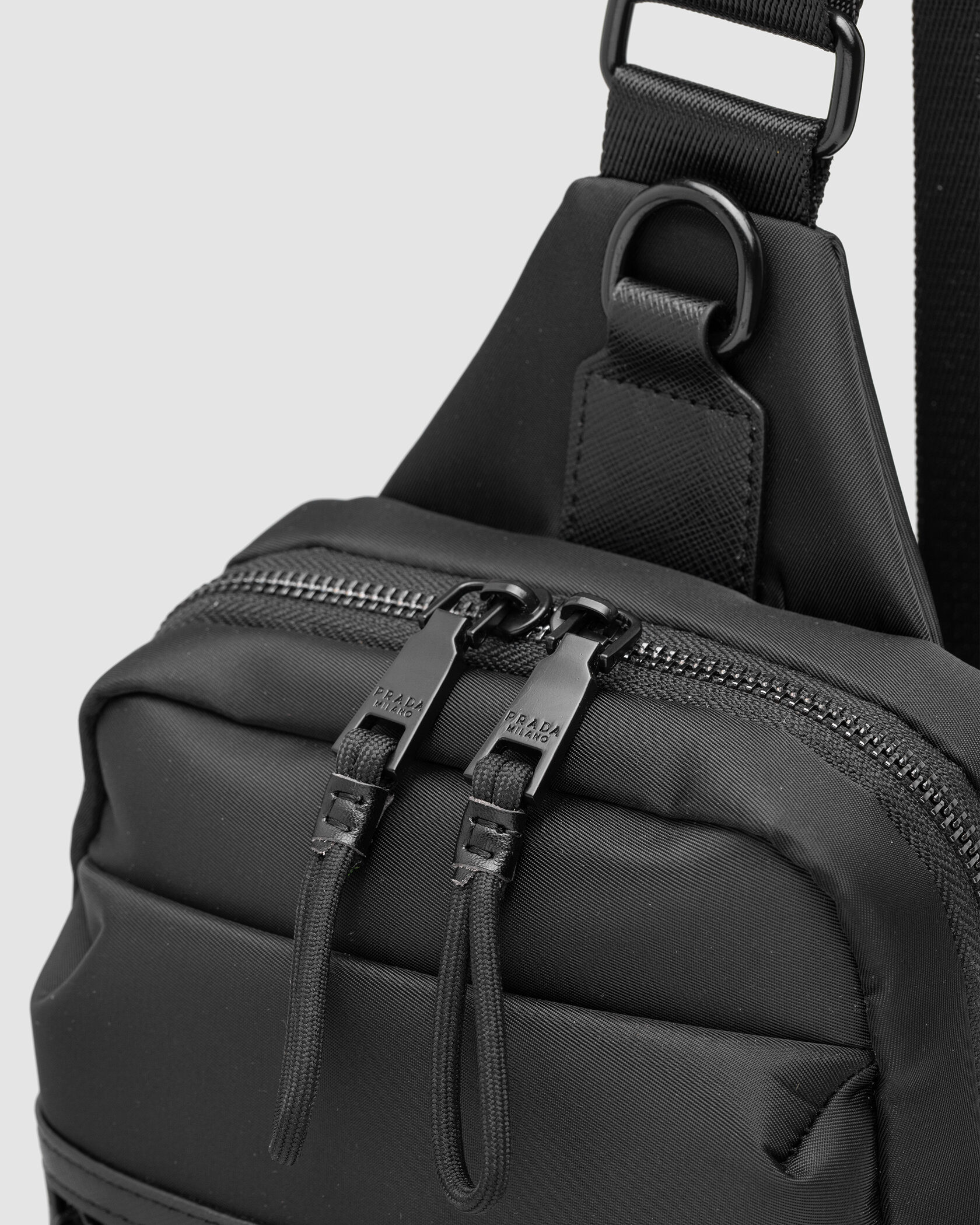 Prada Black Nylon Crossbody Bag - 8
