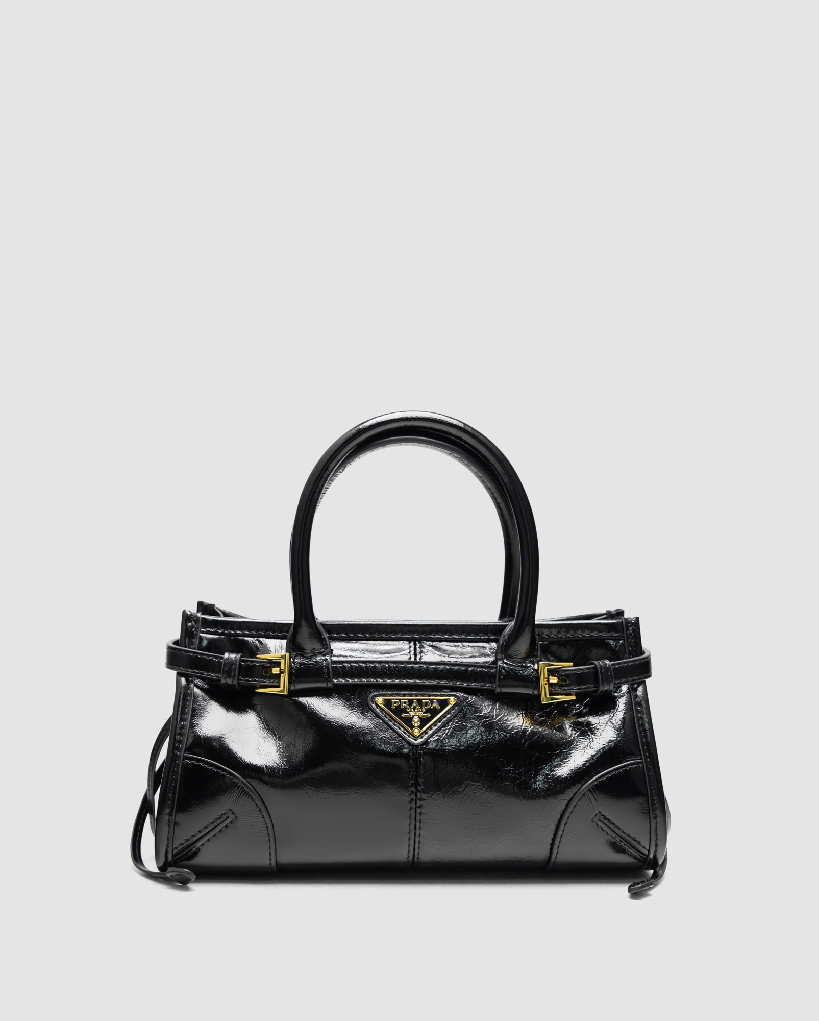 Prada Bonnie Mini Handbag Black - 2