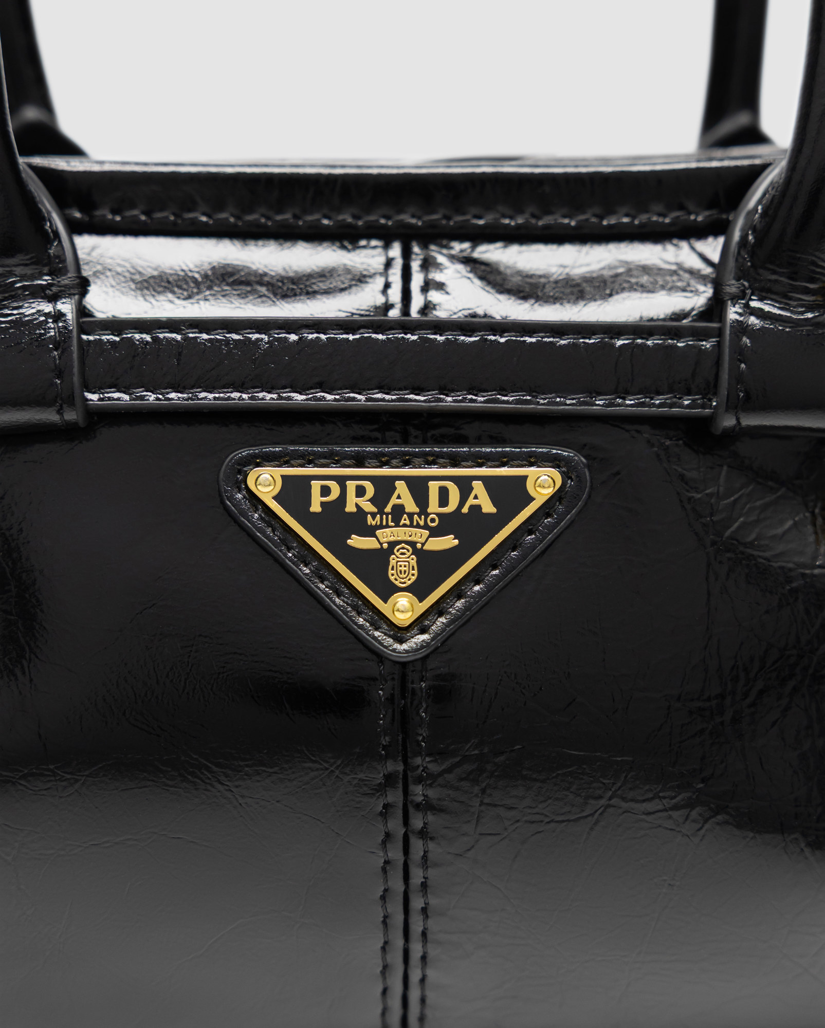 Prada Bonnie Mini Handbag Black - 5
