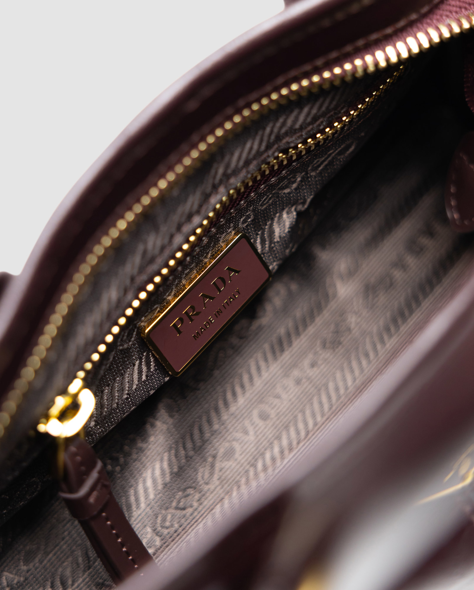 Prada Bonnie Mini Handbag Chocolate - 8