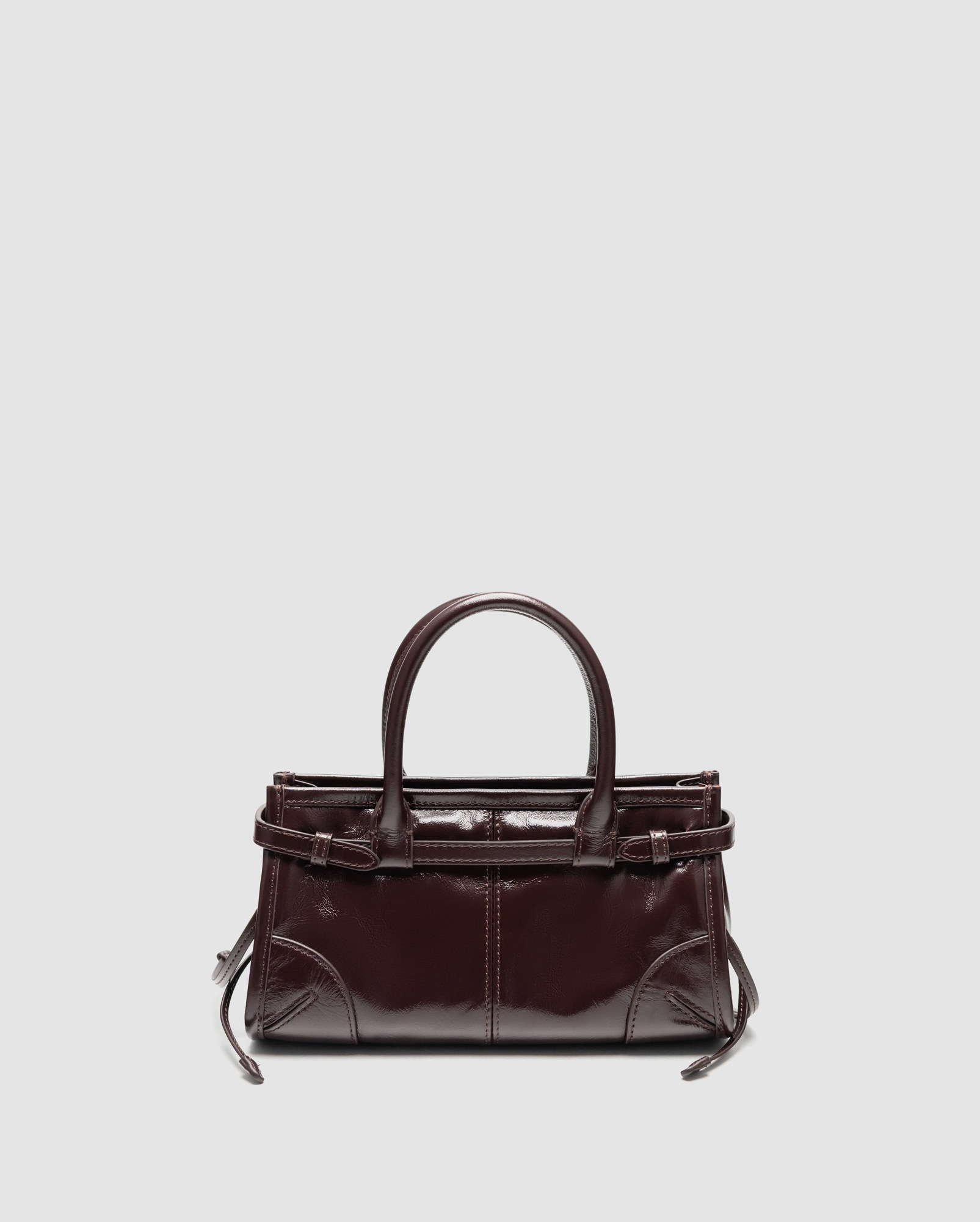Prada Bonnie Mini Handbag Chocolate - 3