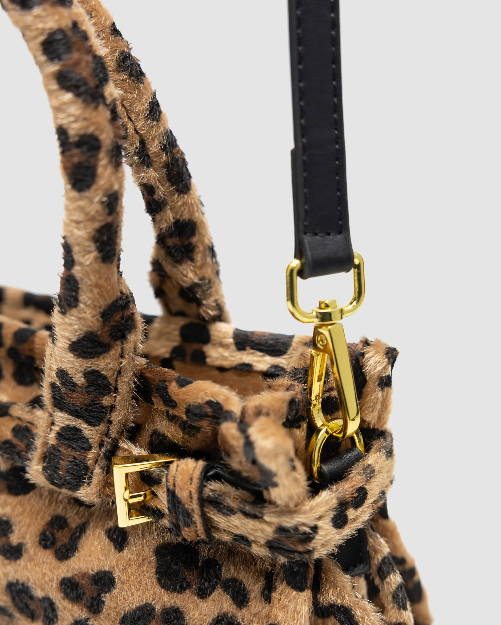 Prada Bonnie Mini Printed Leather Handbag Honey - 5
