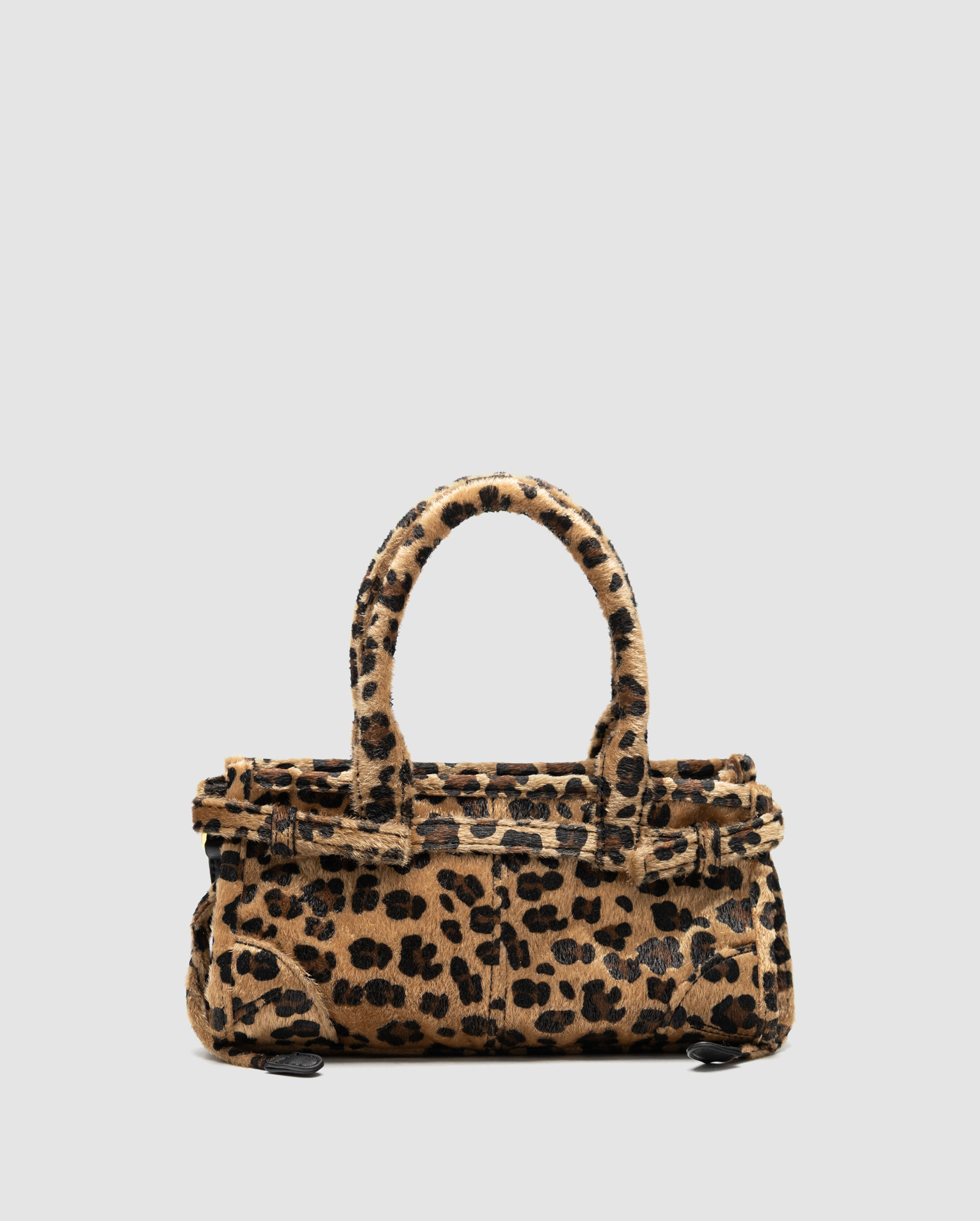 Prada Bonnie Mini Printed Leather Handbag Honey - 3