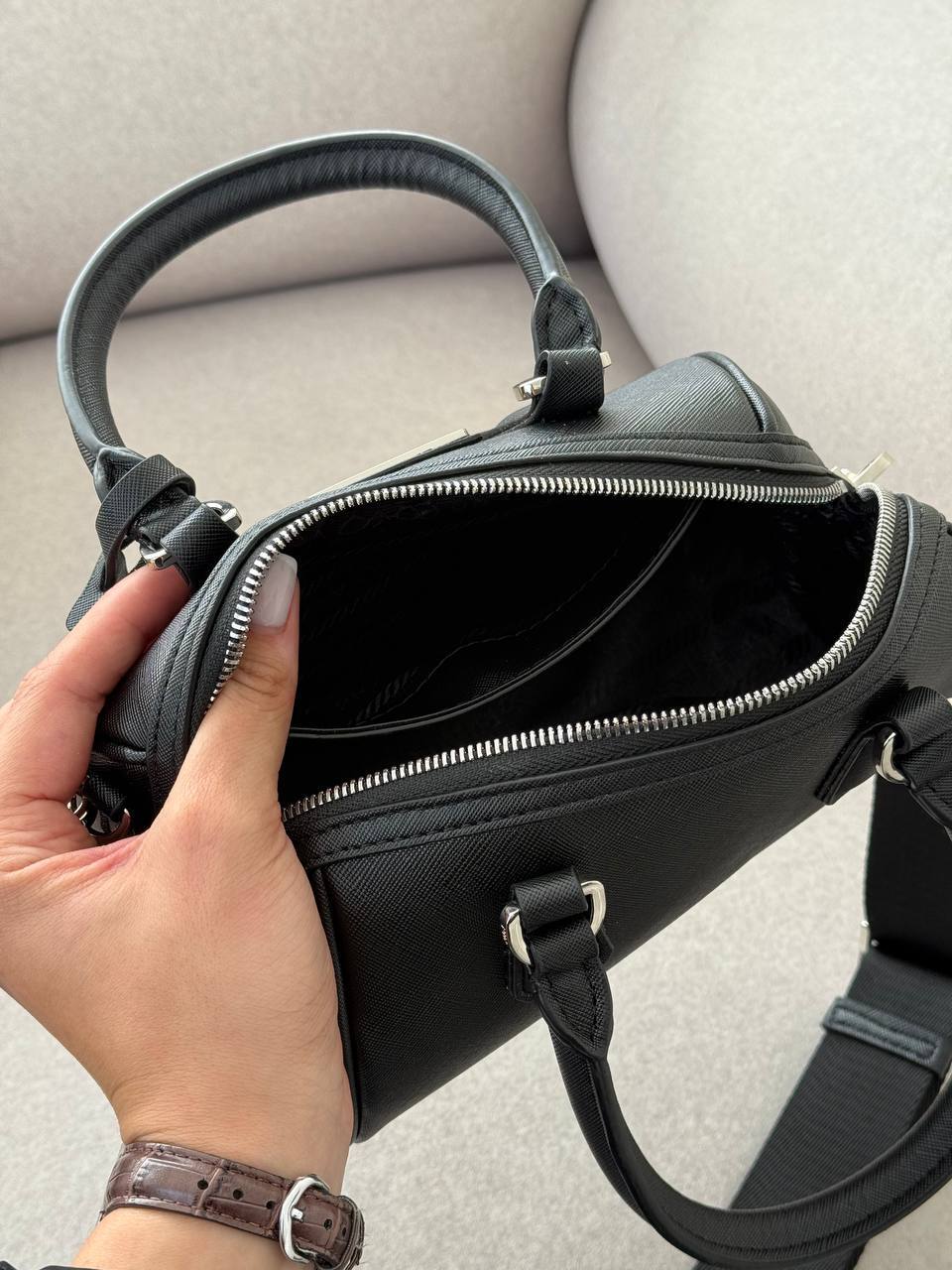 Prada Boston Mini Black - 15