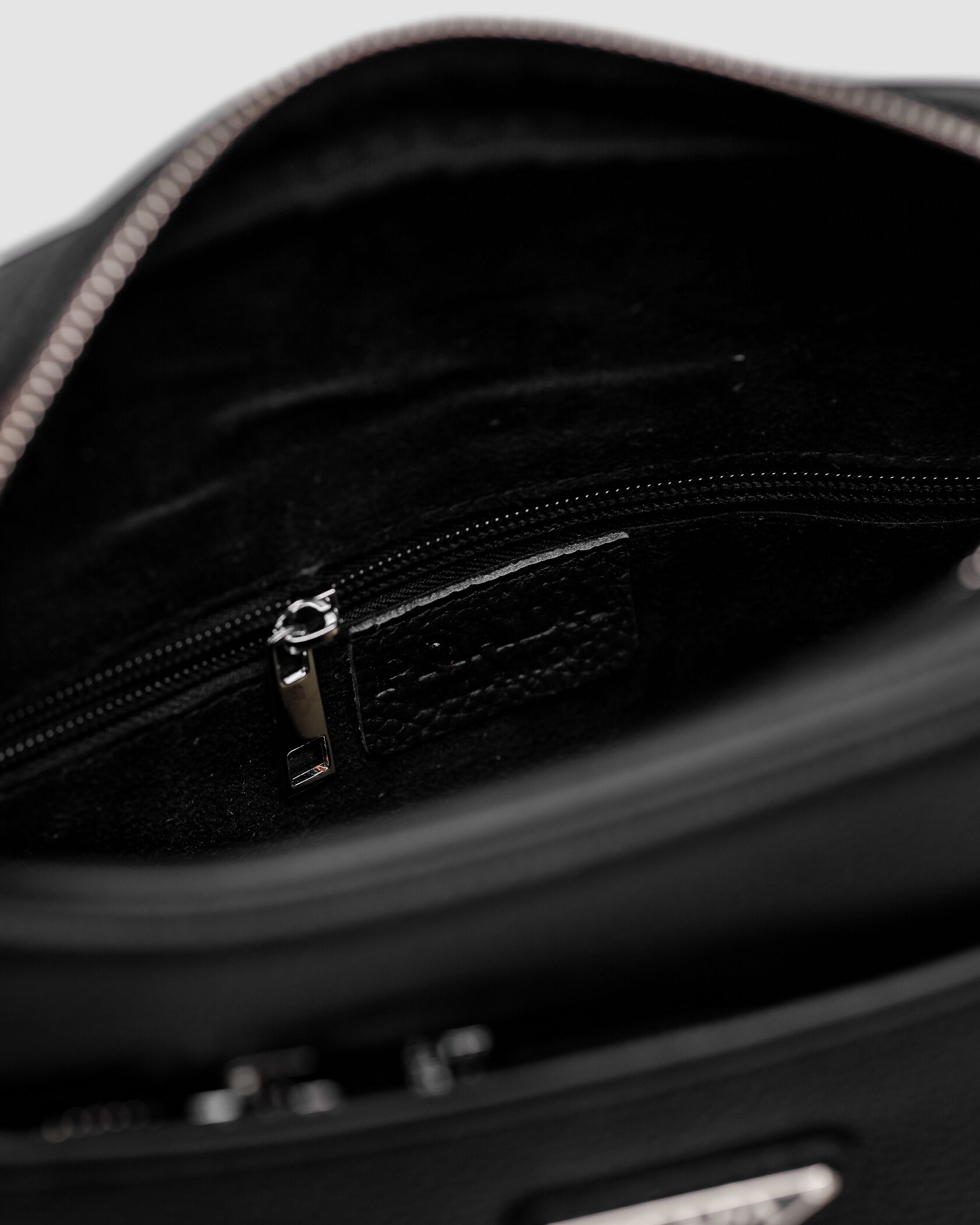 Prada Leather Crossbody Bag Black - 13