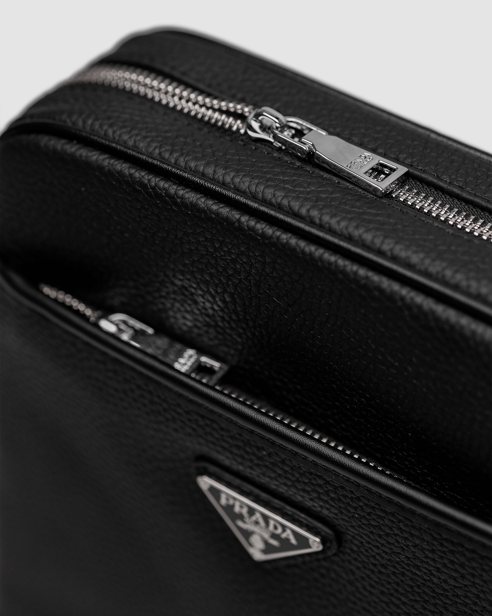 Prada Leather Crossbody Bag Black - 9