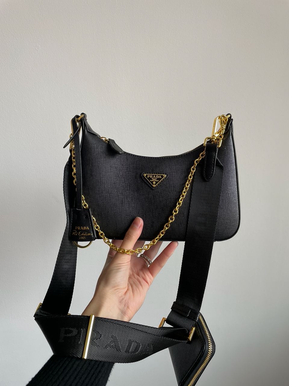 Prada Re-Edition 2005 Saffiano Leather Bag - 7