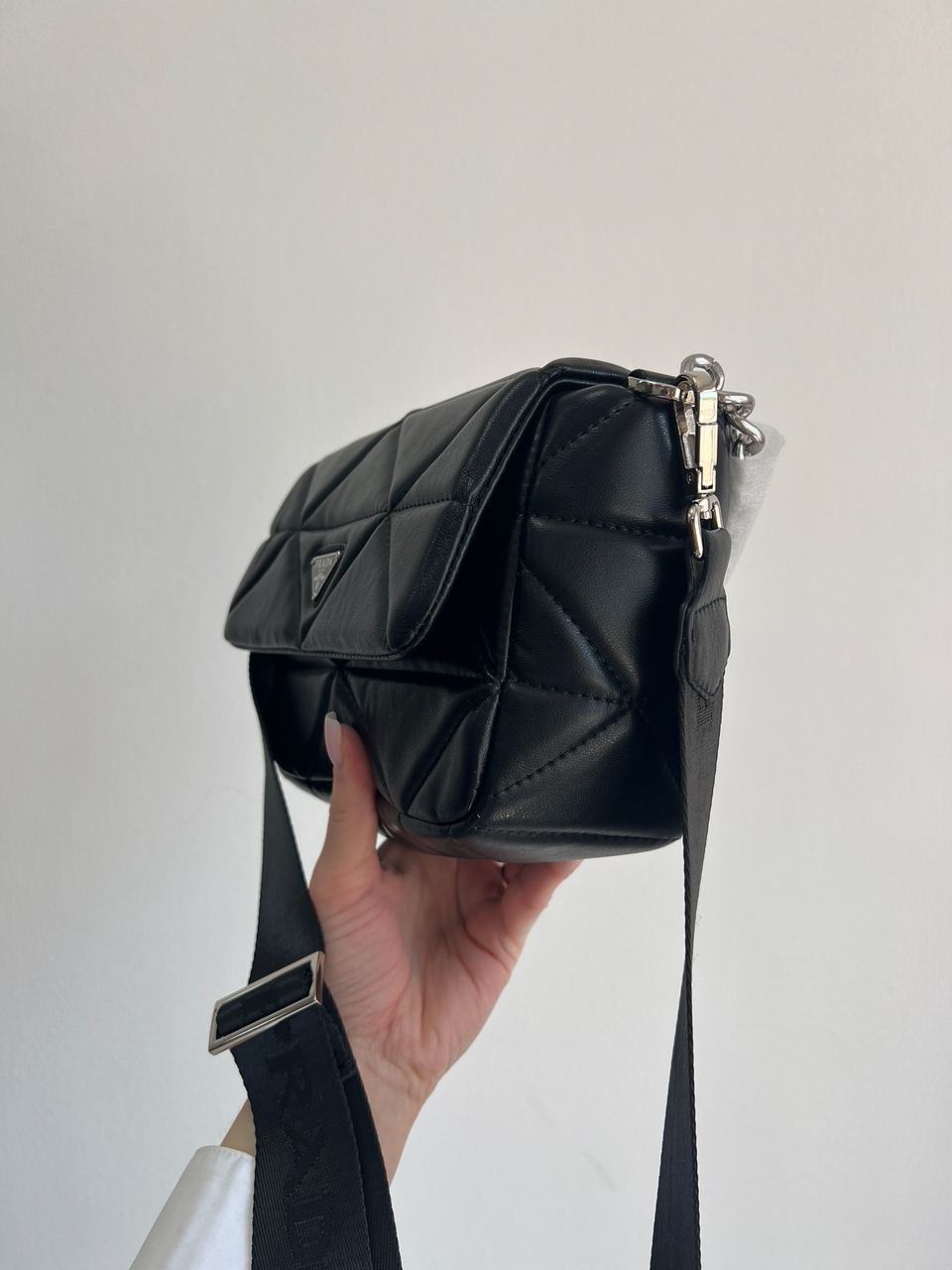 Prada Re-Nylon Padded Shoulder Black - 3