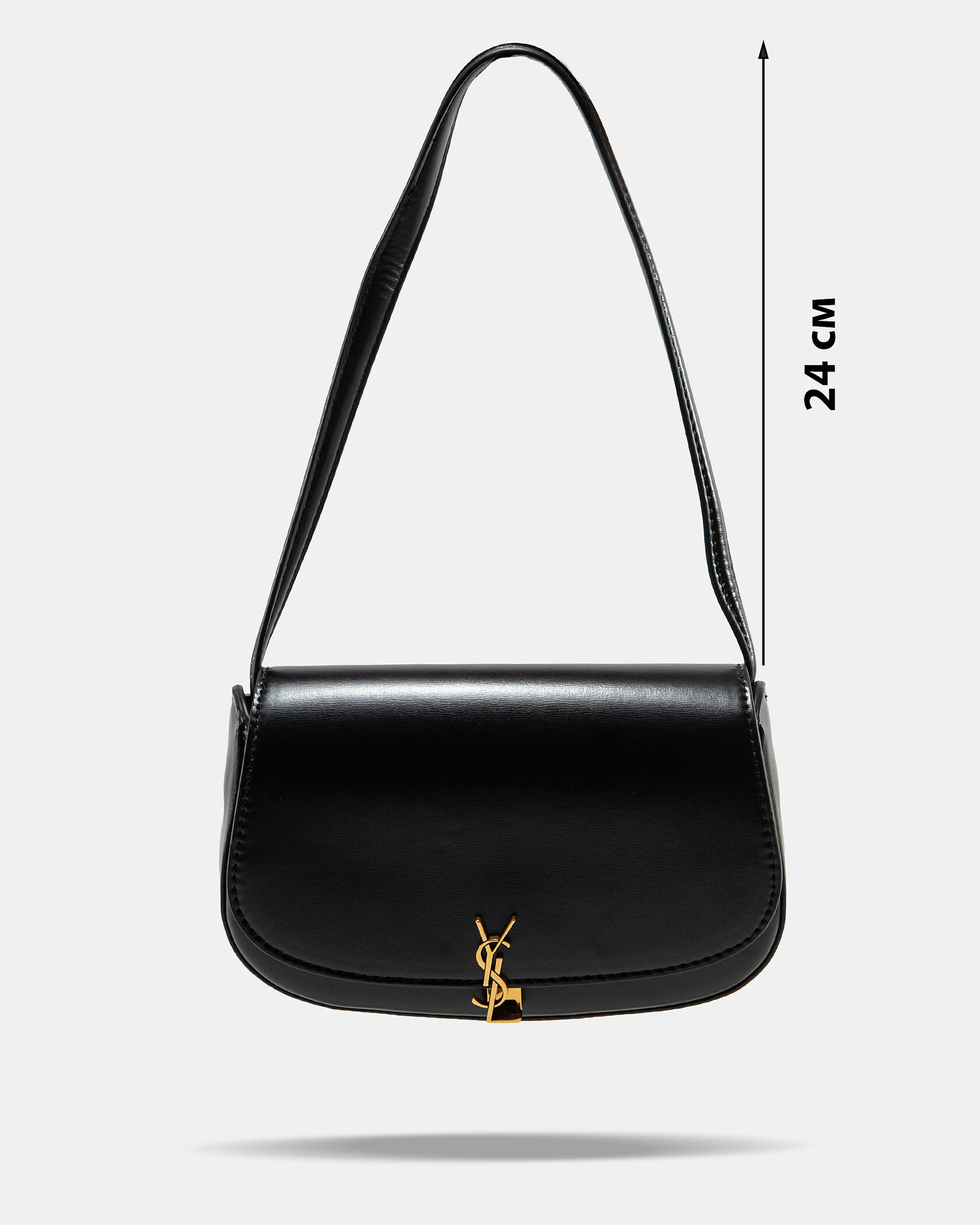 Saint Laurent Black Box Calfskin Mini Voltaire - 4