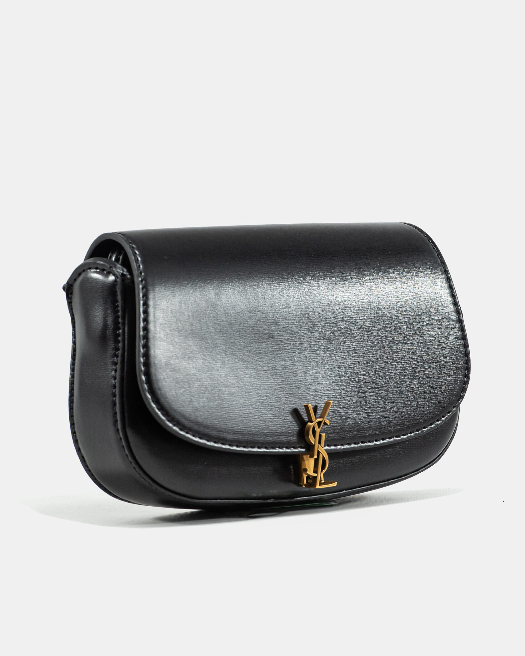Saint Laurent Black Box Calfskin Mini Voltaire - 7