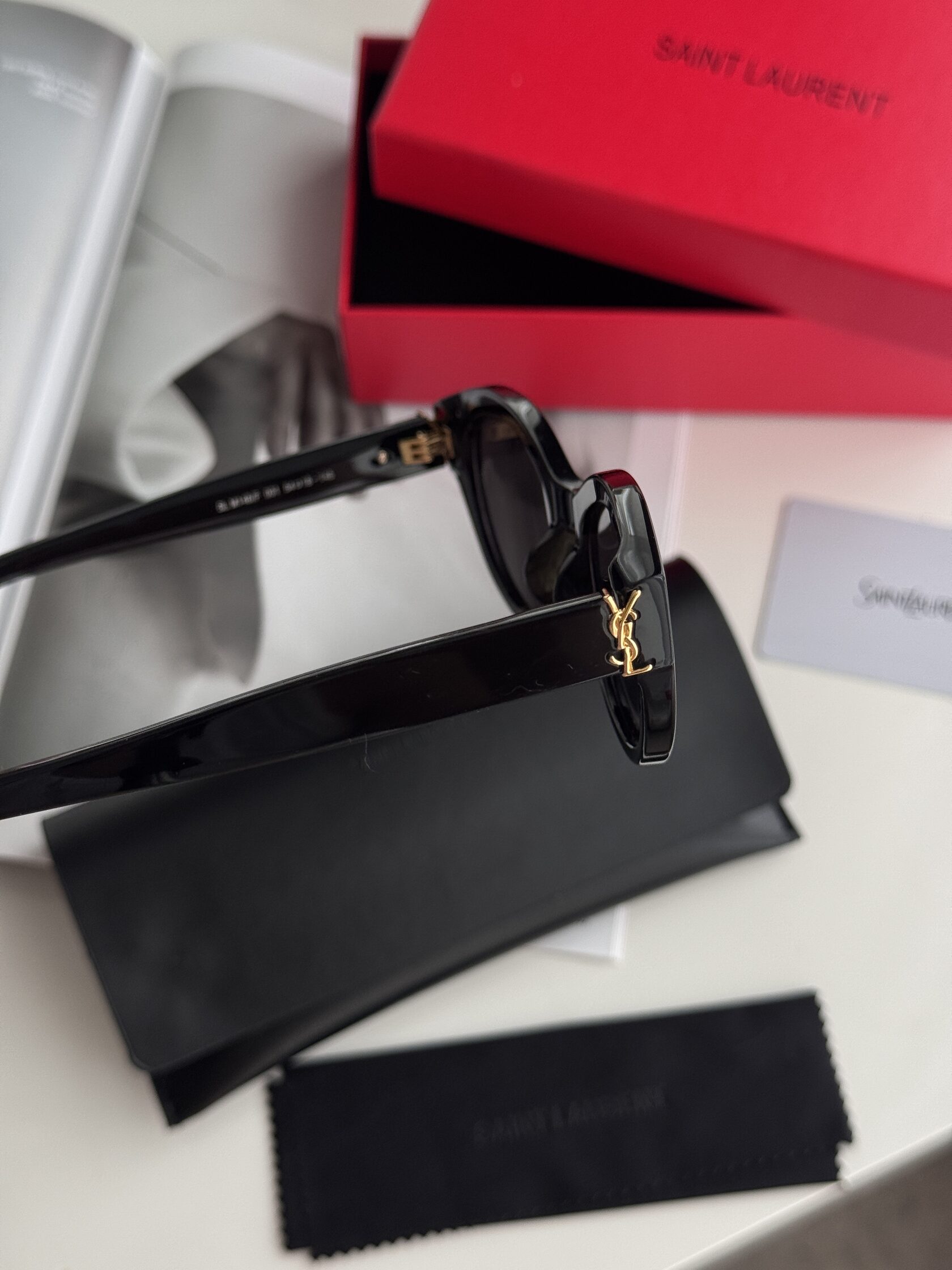 Saint Laurent Black/Gold SL M148/F 001 - 9