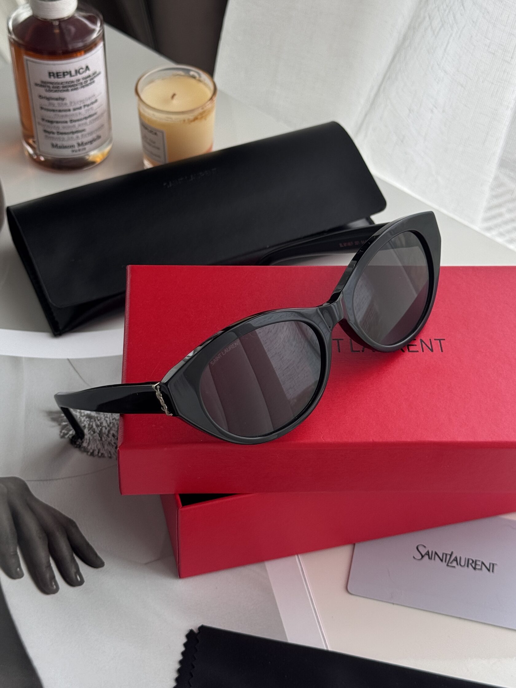 Saint Laurent Black/Silver SL M148/F 002 - 5