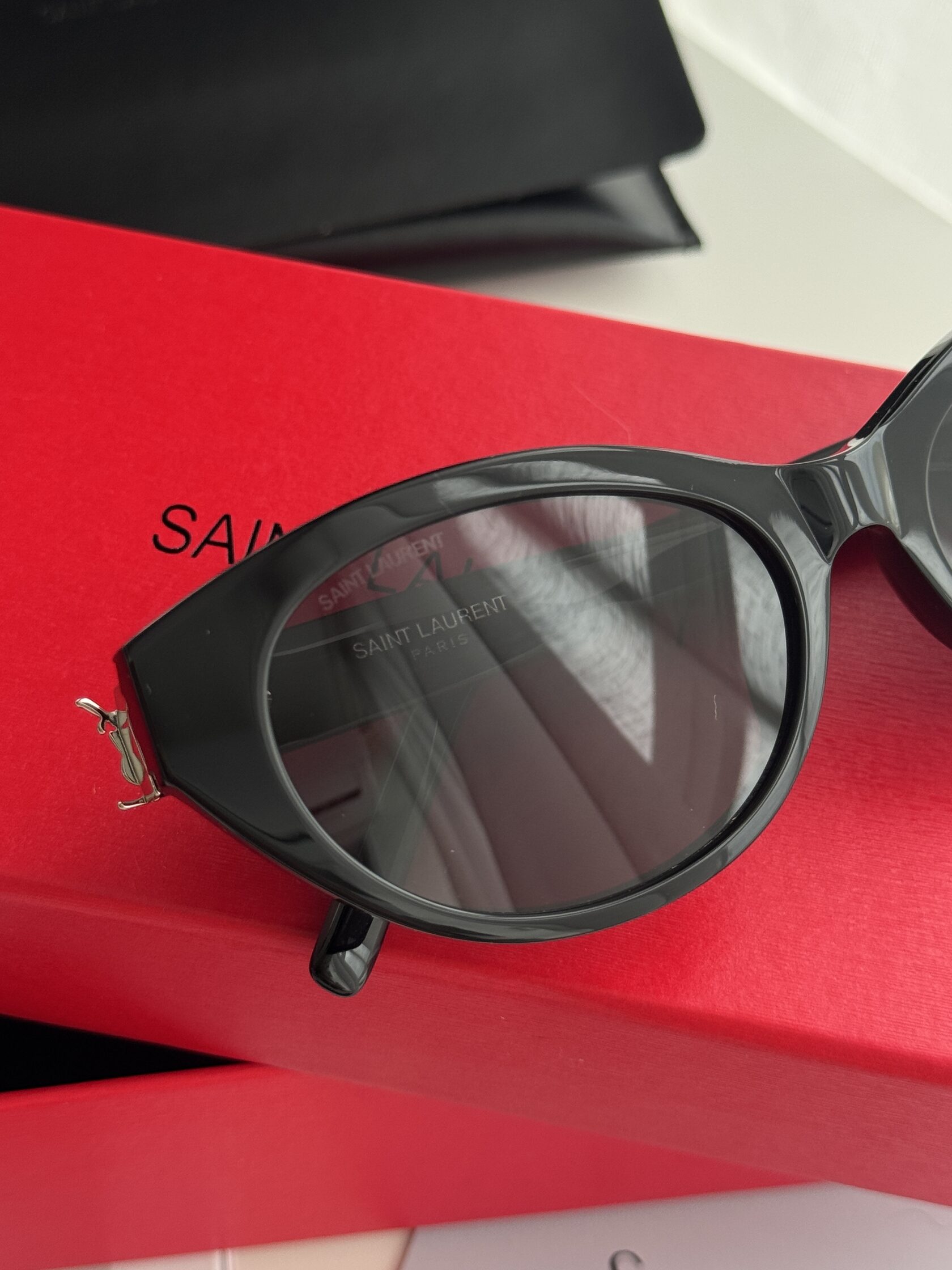 Saint Laurent Black/Silver SL M148/F 002 - 7