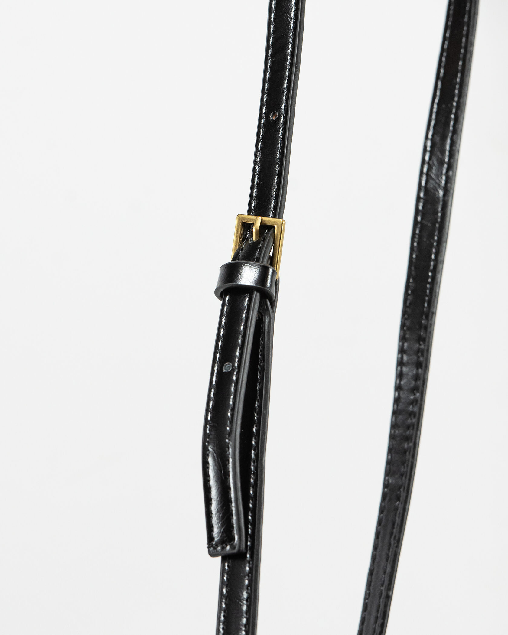 Saint Laurent College Small Top Handle Bag in Black Matelassé Leather - 11