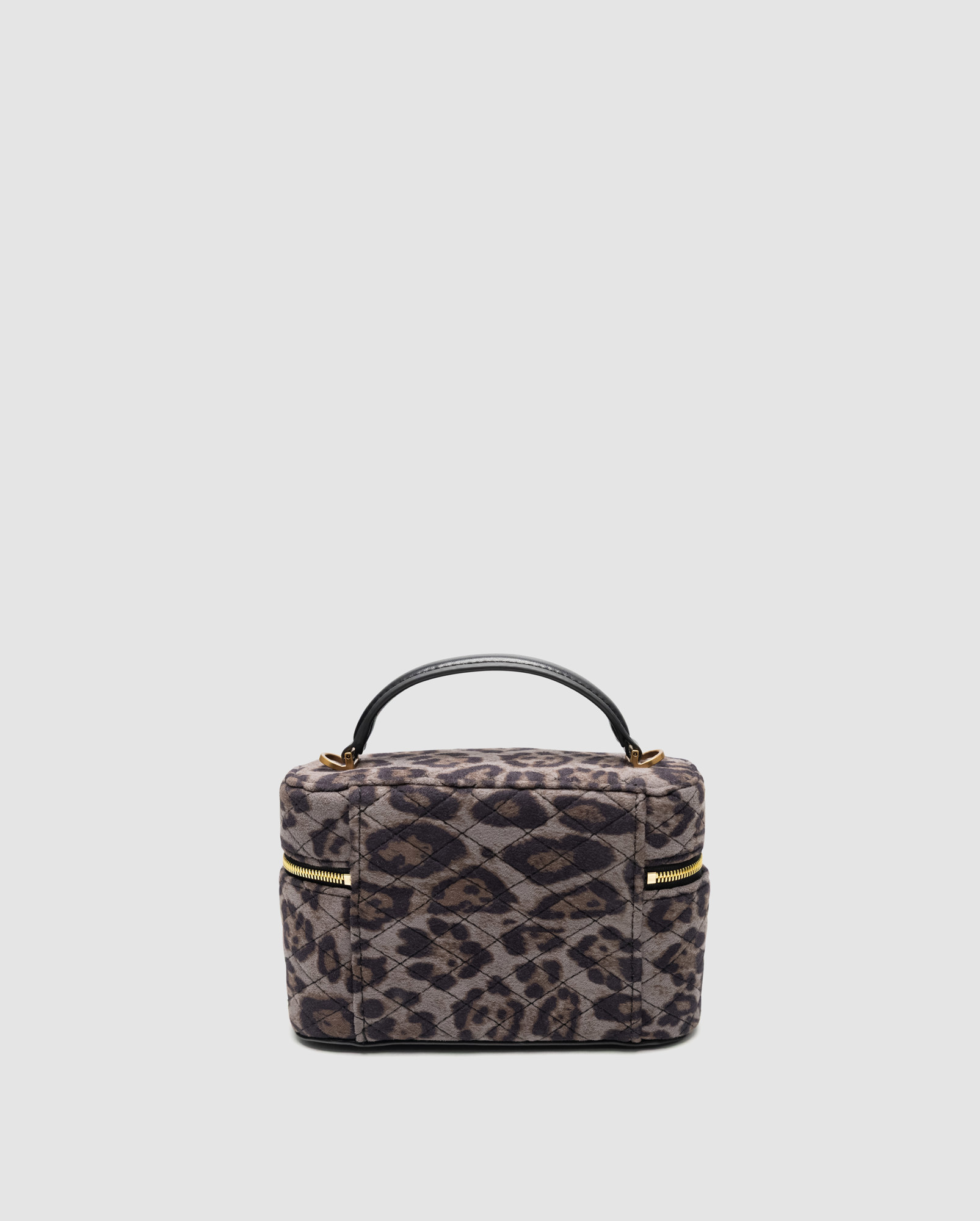 Saint Laurent Gaby Vanity Textile Shoulder Bag Leo/Grey - 3