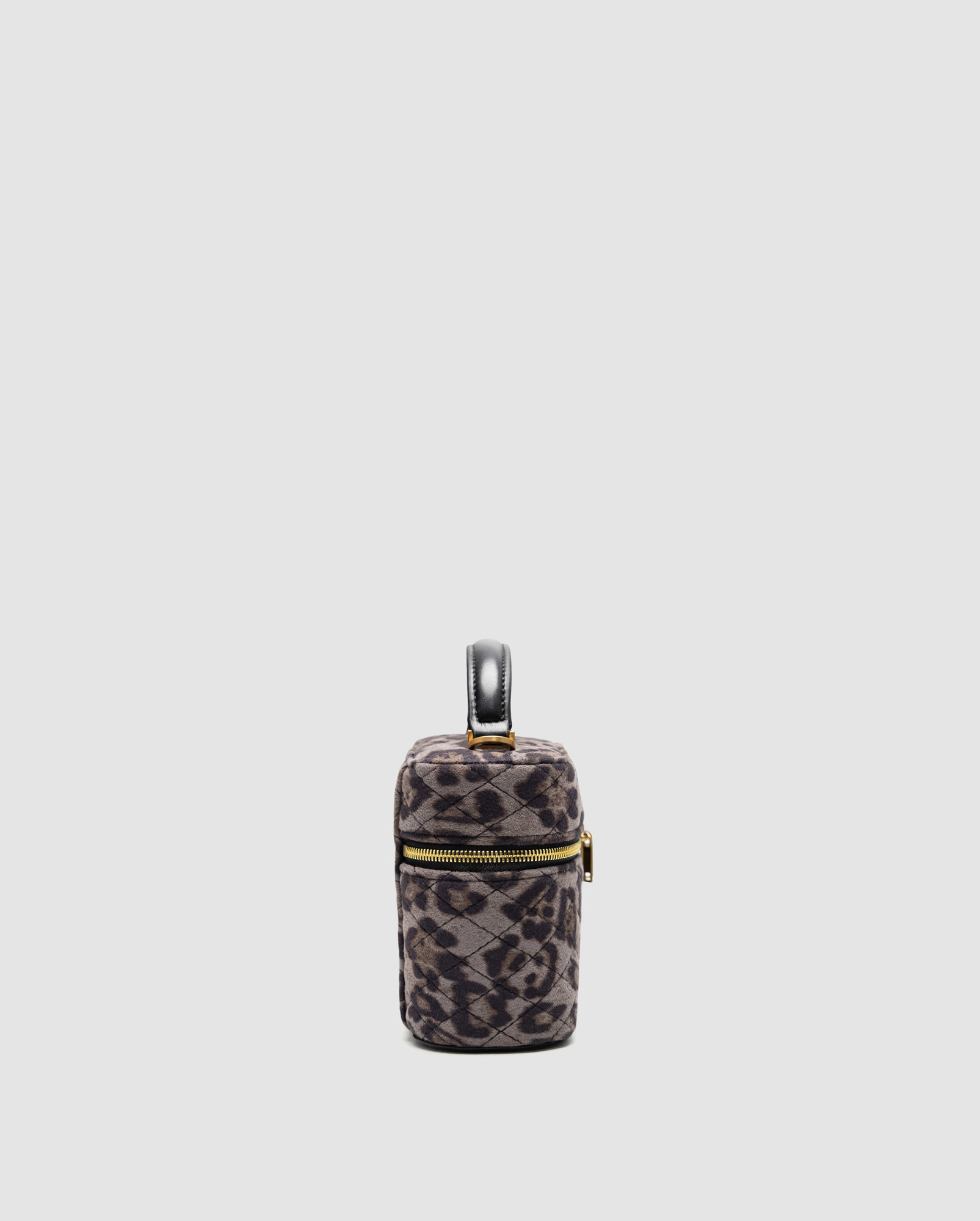 Saint Laurent Gaby Vanity Textile Shoulder Bag Leo/Grey - 4