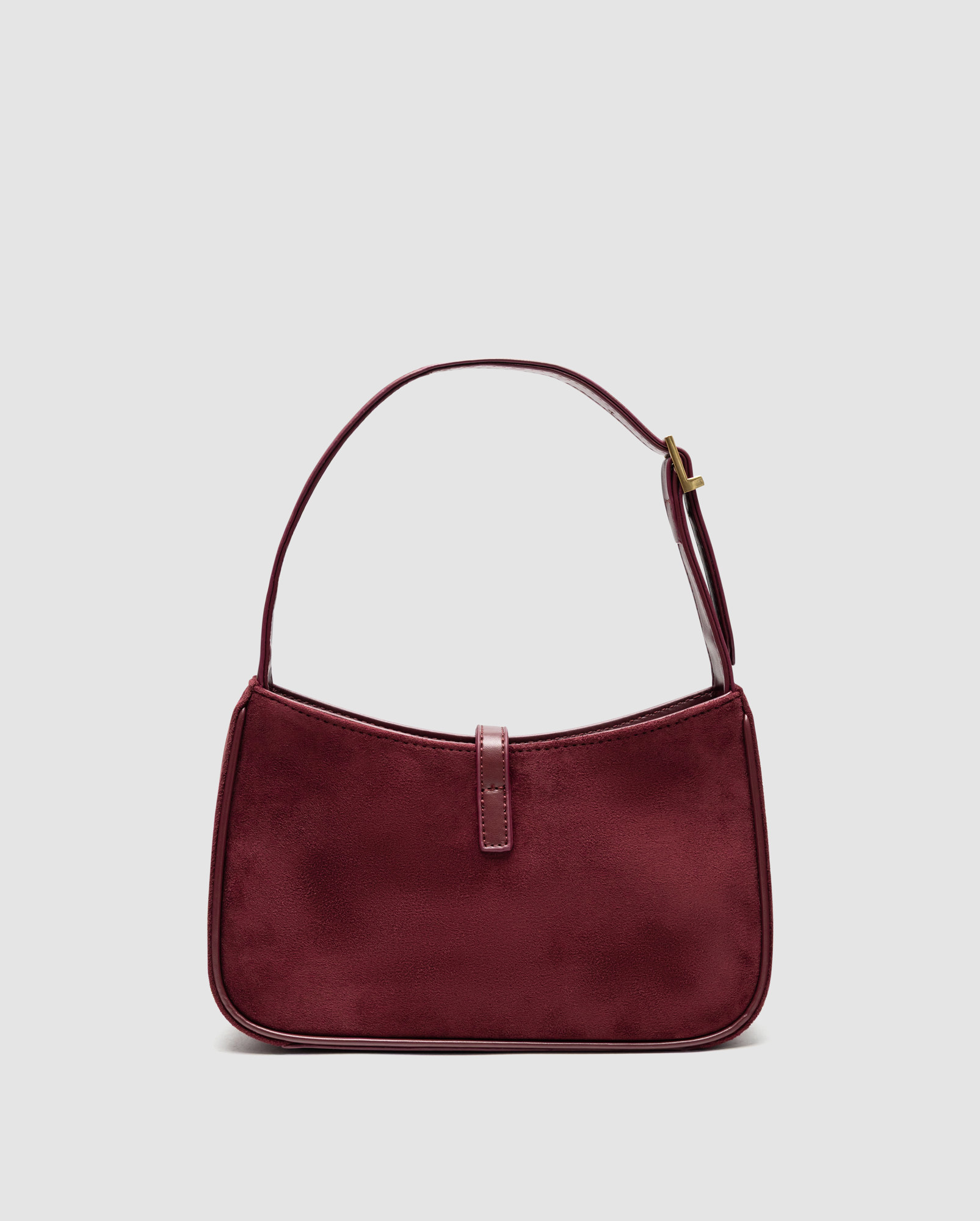 Saint Laurent Hobo Le 5 A 7 Shoulder Bag Dark Red Wine - 2