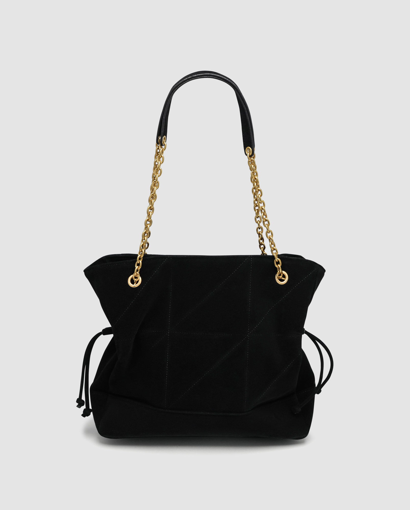 Saint Laurent Jamie Shopping in Suede Black - 2