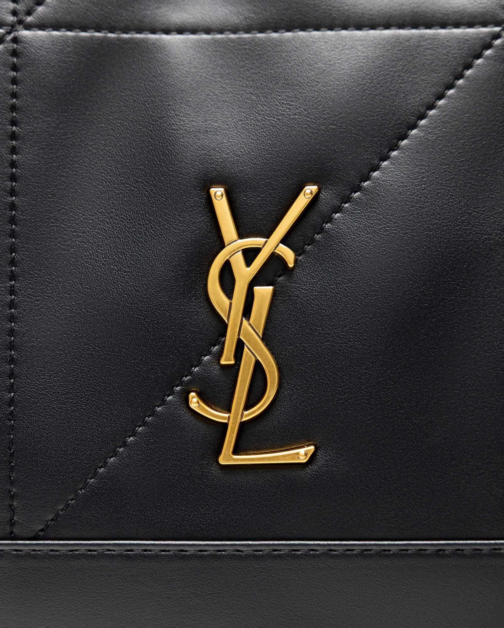 Saint Laurent Jamie Shopping Leather Tote Bag in Black - 5