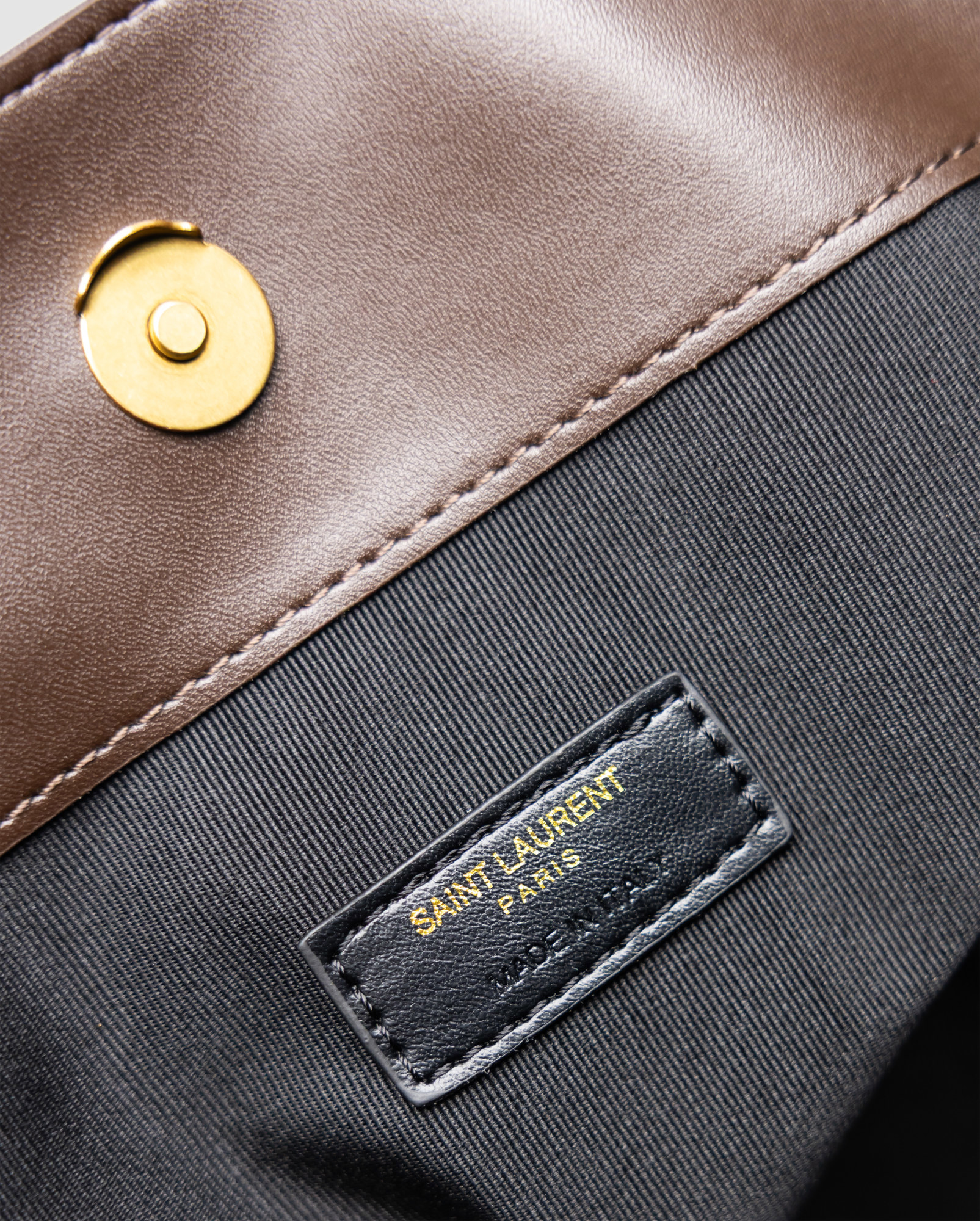 Saint Laurent Jamie Shopping Leather Tote Bag Urban Grey - 7