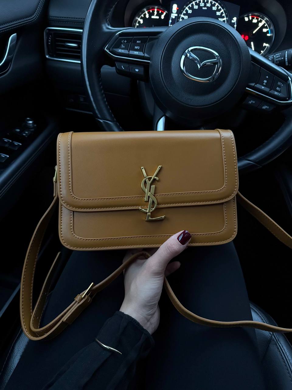 Saint Laurent Large Solferino Brown - 5