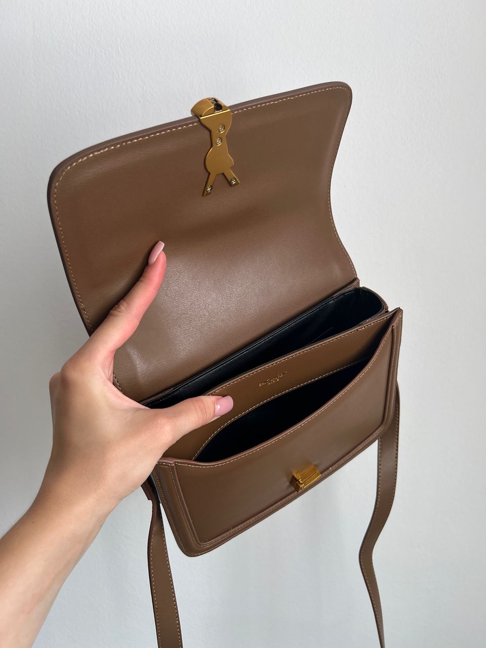 Saint Laurent Large Solferino Brown - 10