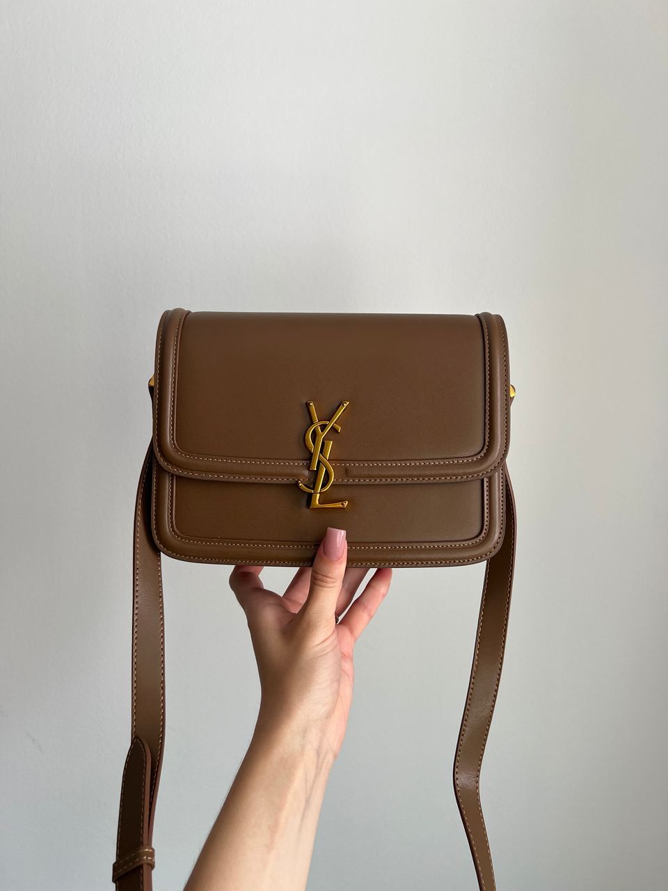 Saint Laurent Large Solferino Brown - 2