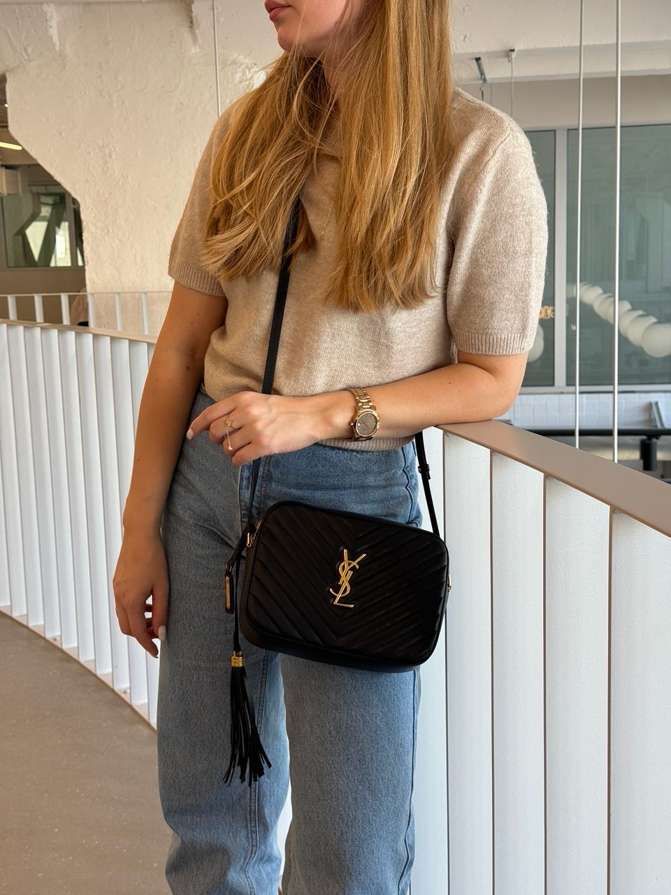 Saint Laurent Lou Quilted Camera Bag - 7