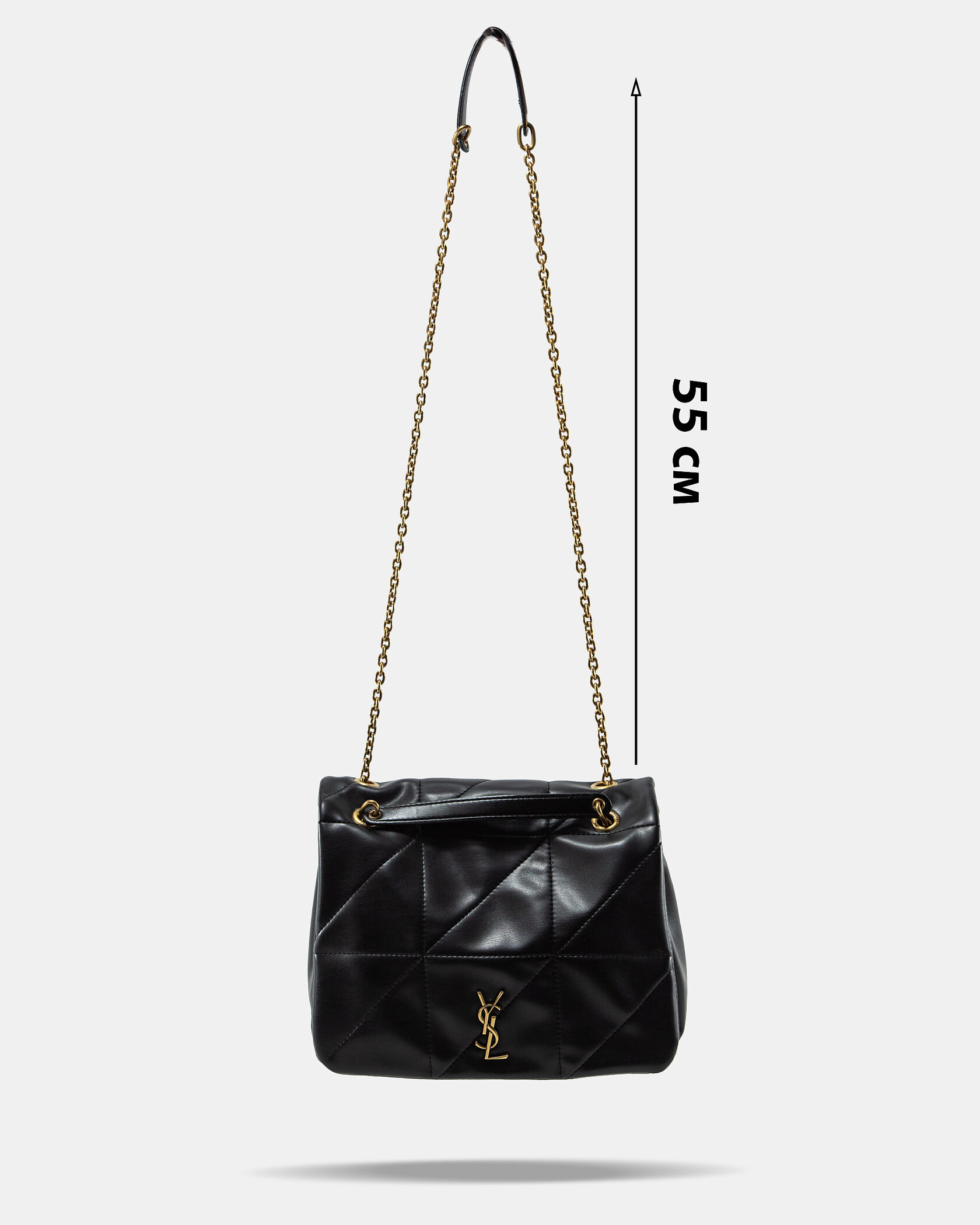 Saint Laurent Loulou Puffer Small Shoulder Bag in Black Quilted Leather - 4
