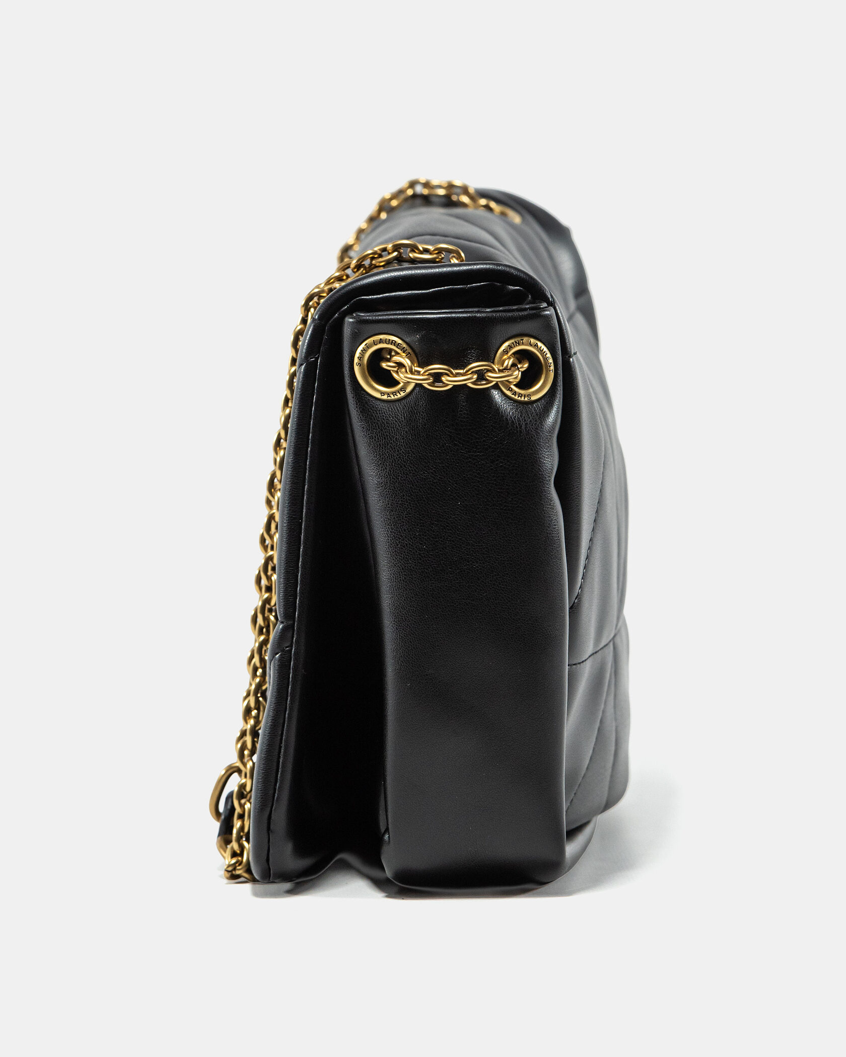 Saint Laurent Loulou Puffer Small Shoulder Bag in Black Quilted Leather - 5