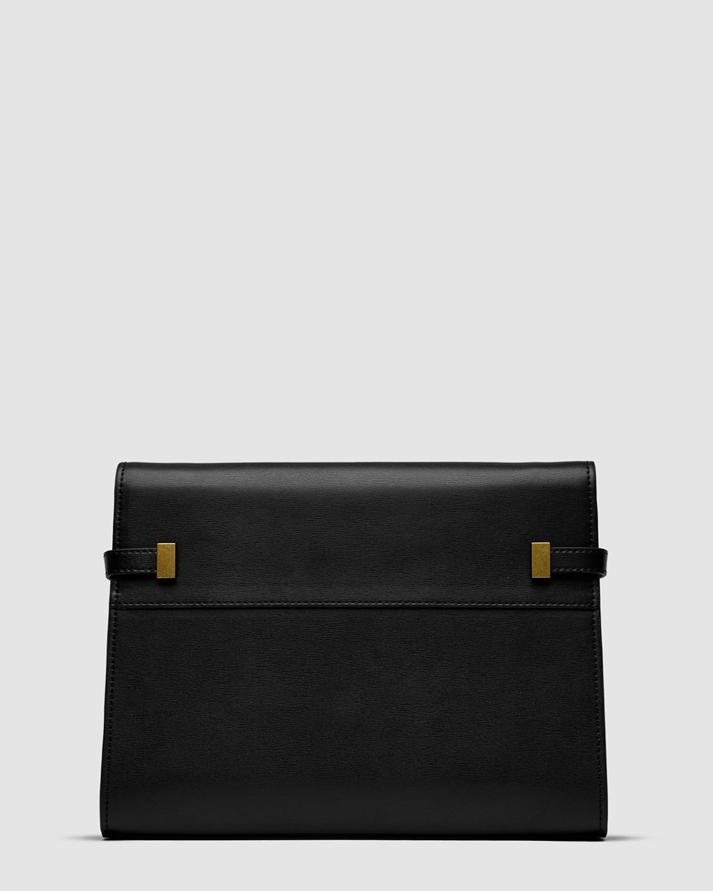 Saint Laurent Manhattan Large Leather Shoulder Bag Black - 17
