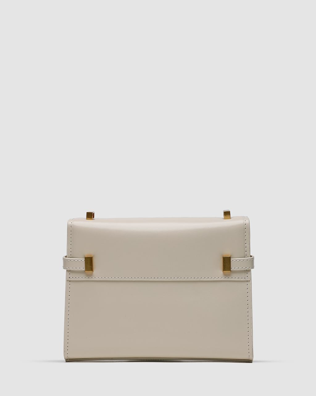 Saint Laurent Manhattan Mini Leather Shoulder Bag Cream - 25