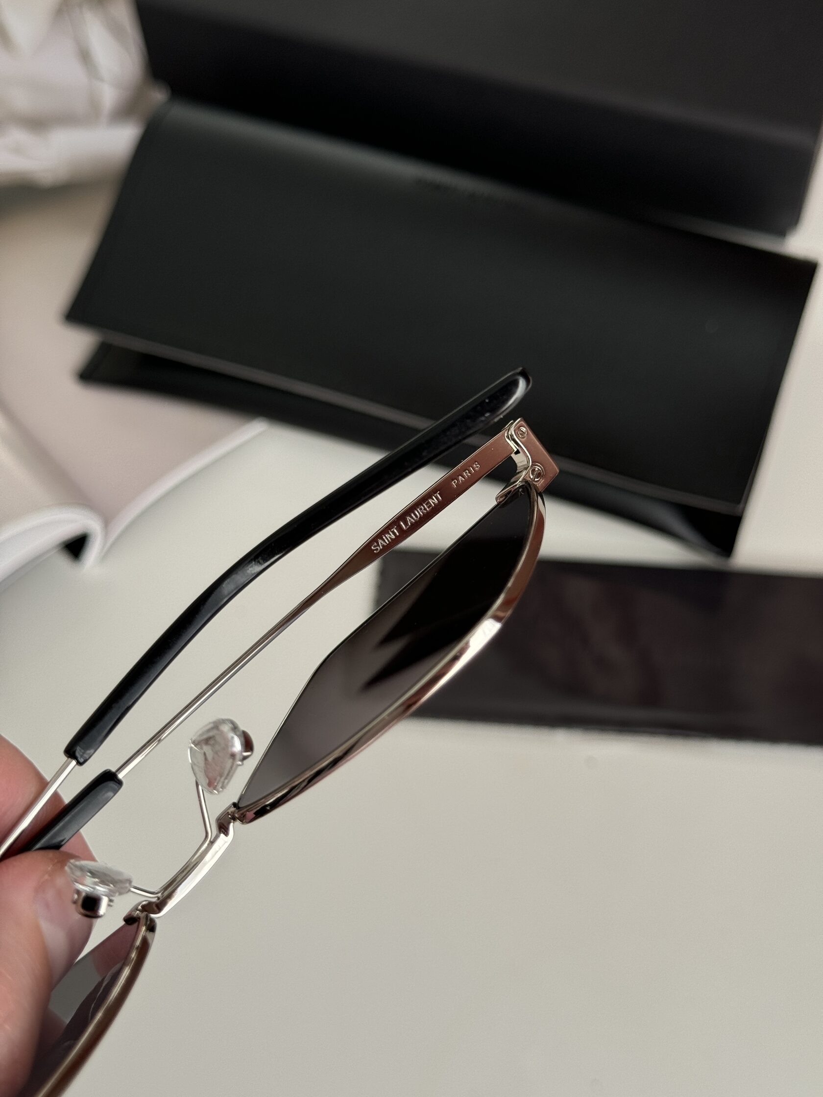 Saint Laurent SL 302 COL-001A Black/Silver - 15