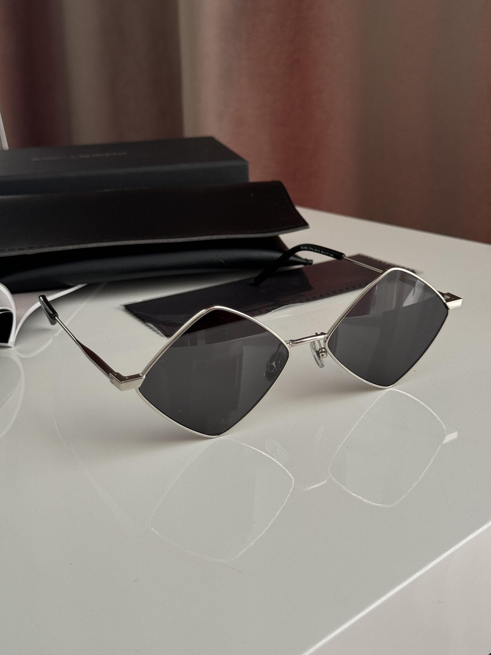 Saint Laurent SL 302 COL-001A Black/Silver - 4