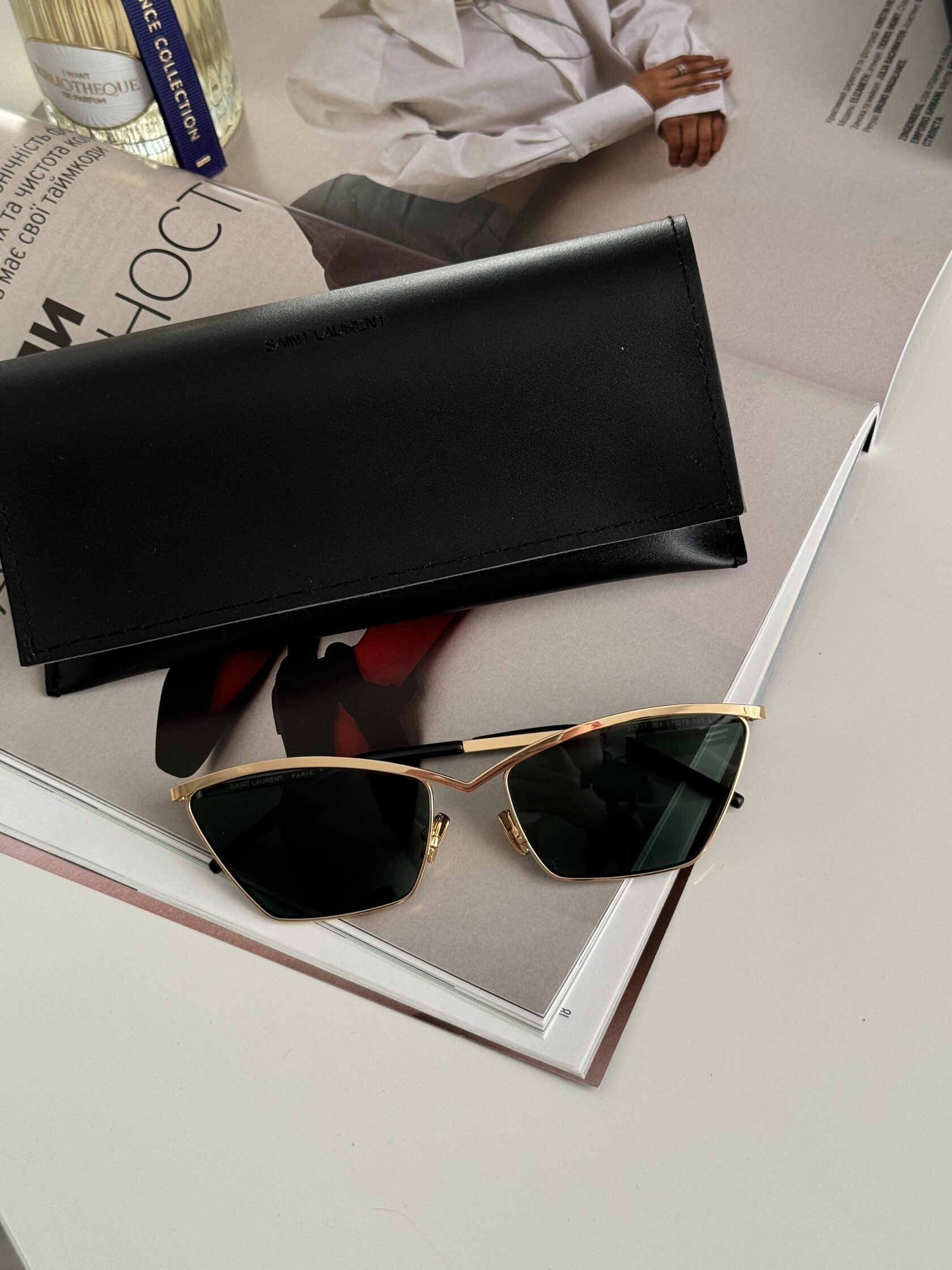 Saint Laurent SL 637 001 Green/Gold - 4