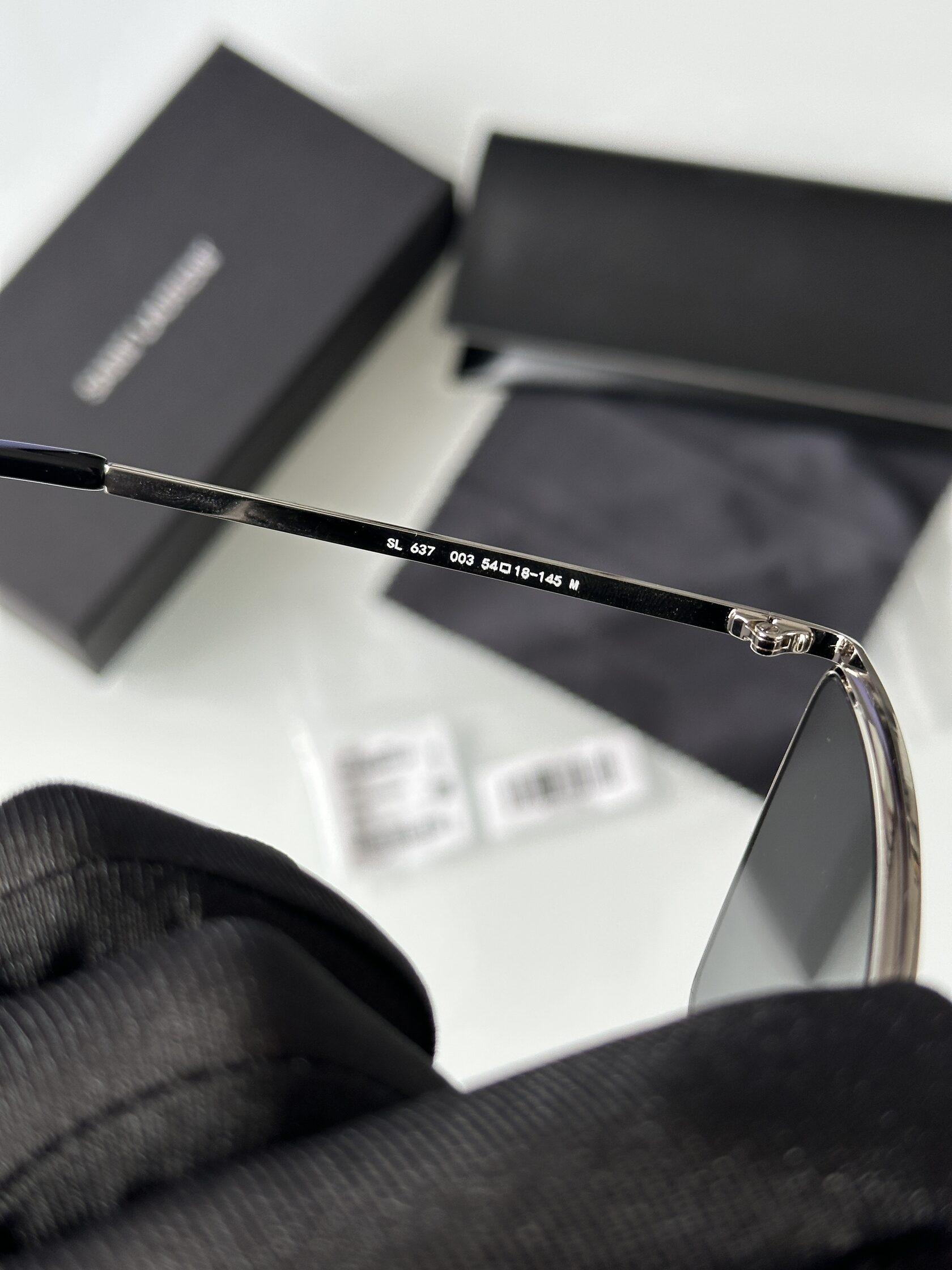 Saint Laurent SL 637 003 Black/Silver - 10