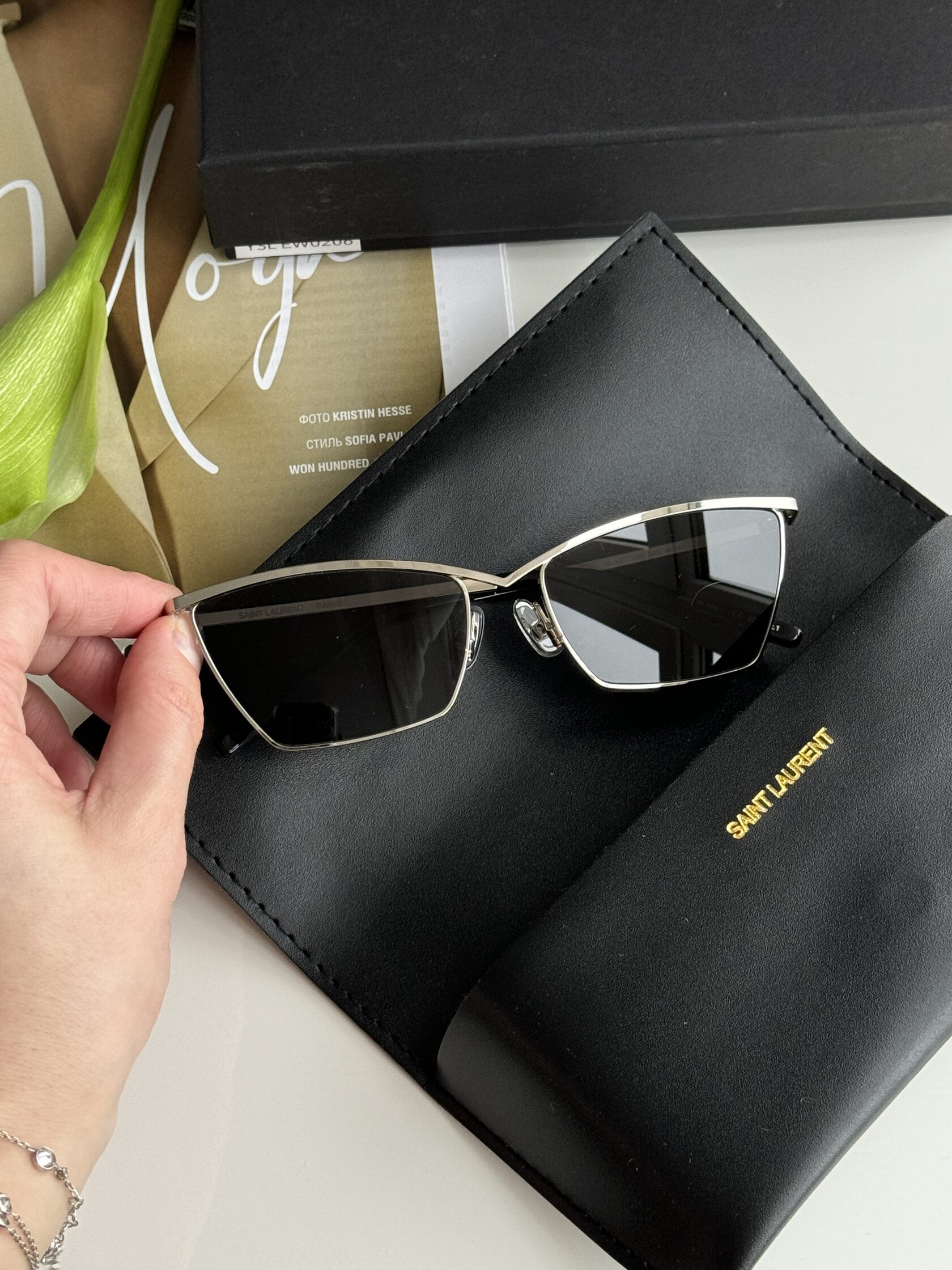 Saint Laurent SL 637 003 Black/Silver - 3