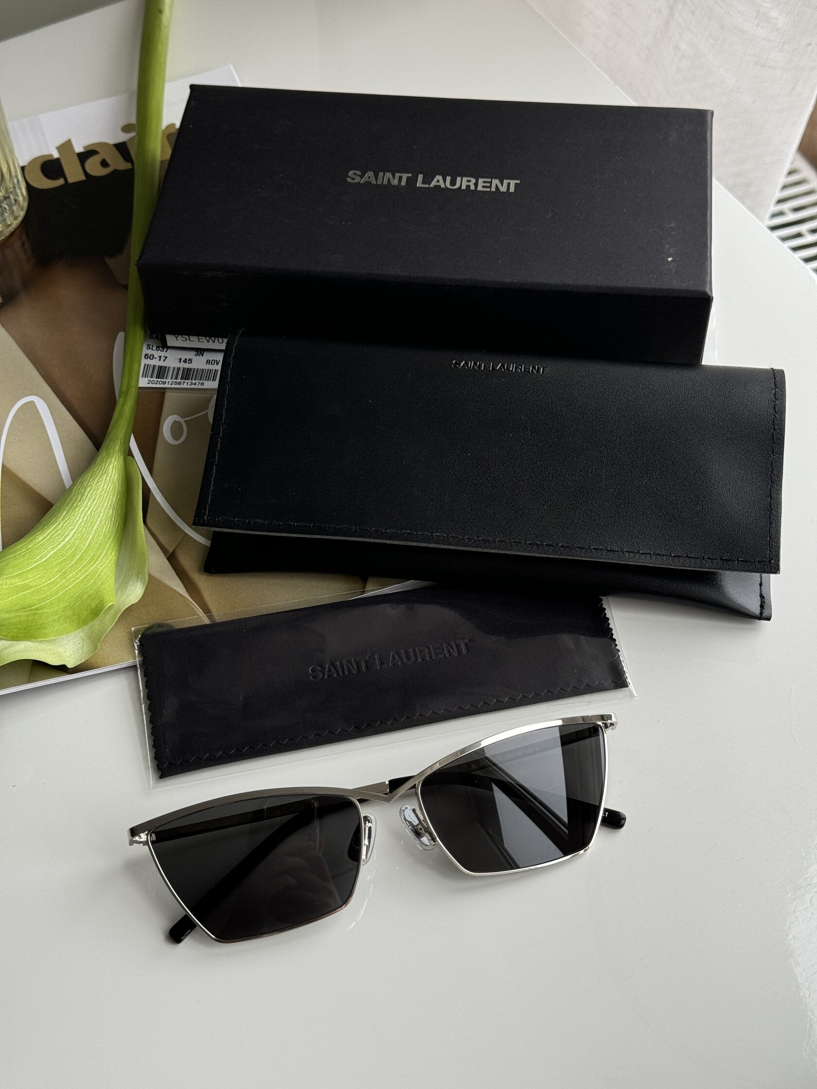 Saint Laurent SL 637 003 Black/Silver - 5