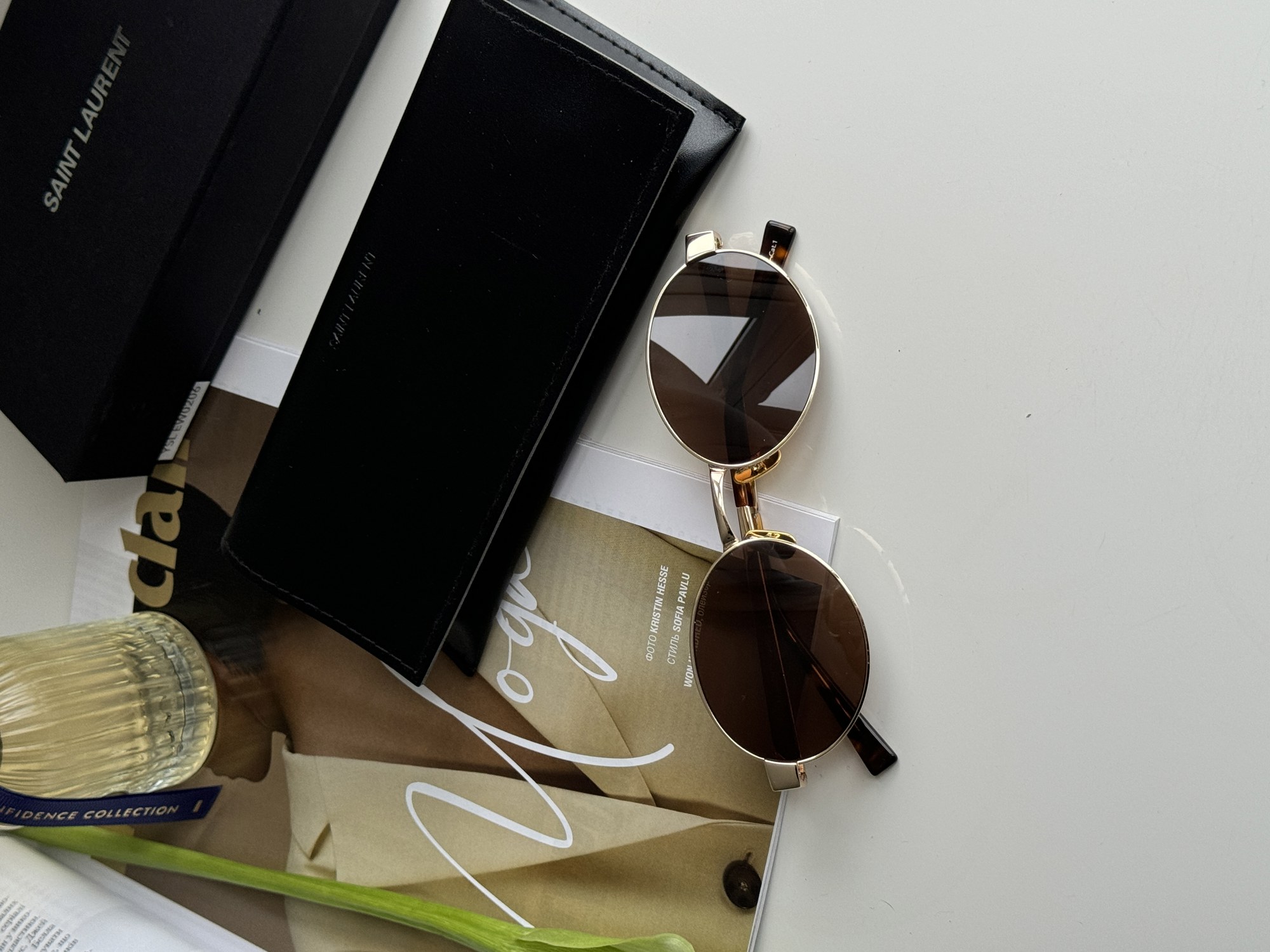 Saint Laurent SL 692 002 Brown/Gold - 8