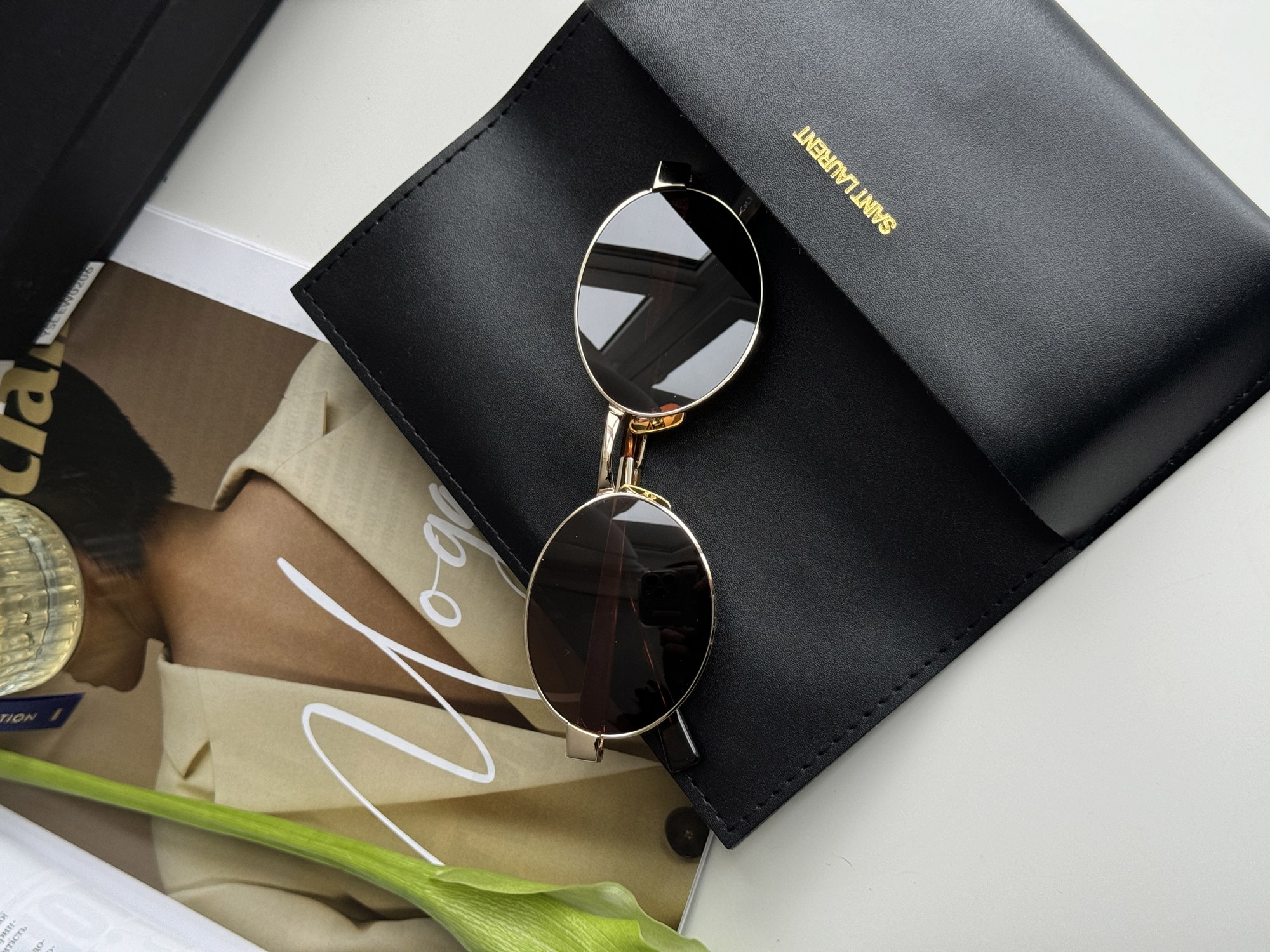 Saint Laurent SL 692 002 Brown/Gold - 2