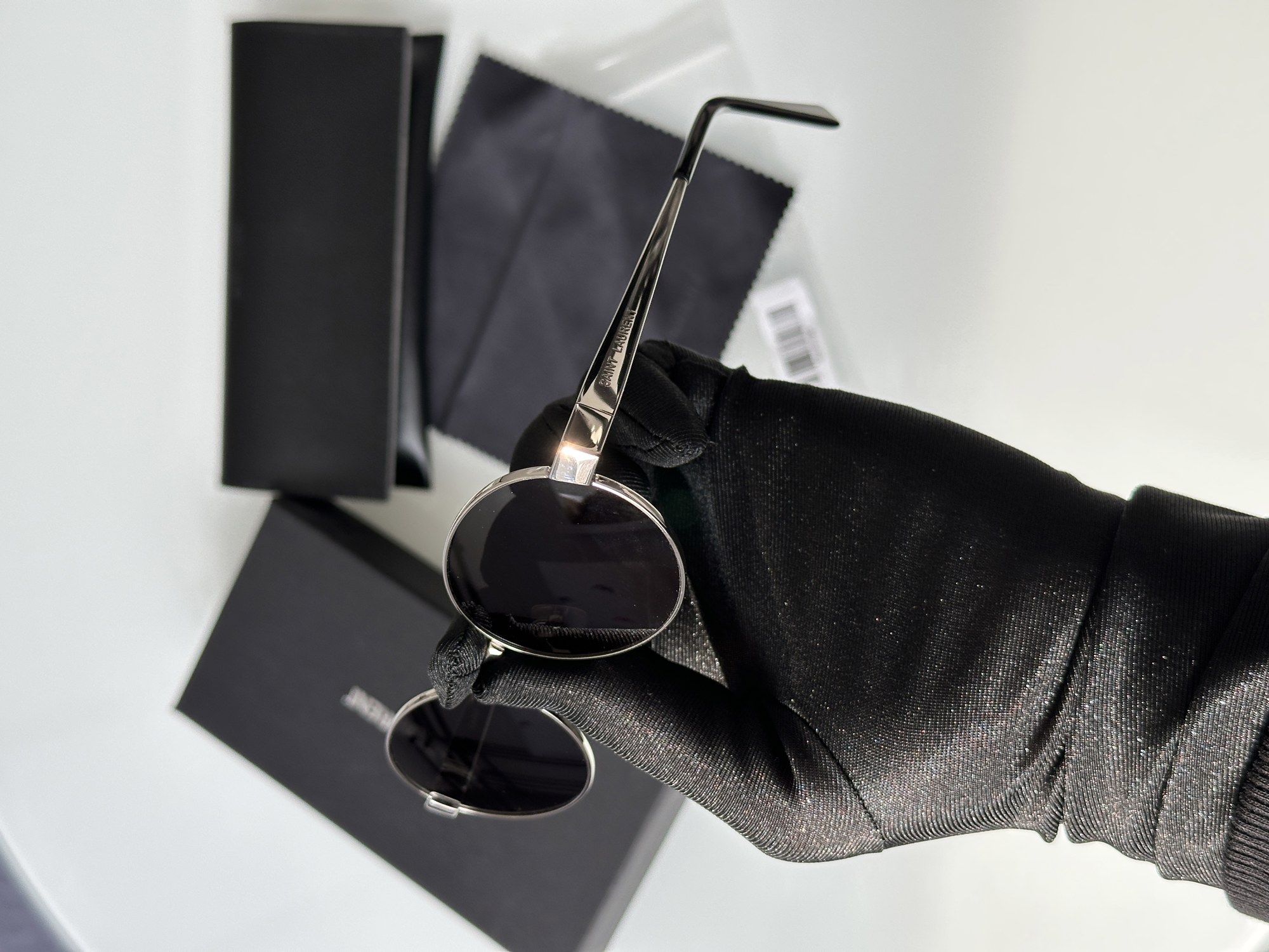 Saint Laurent SL 692/K 003 Black/Silver - 10
