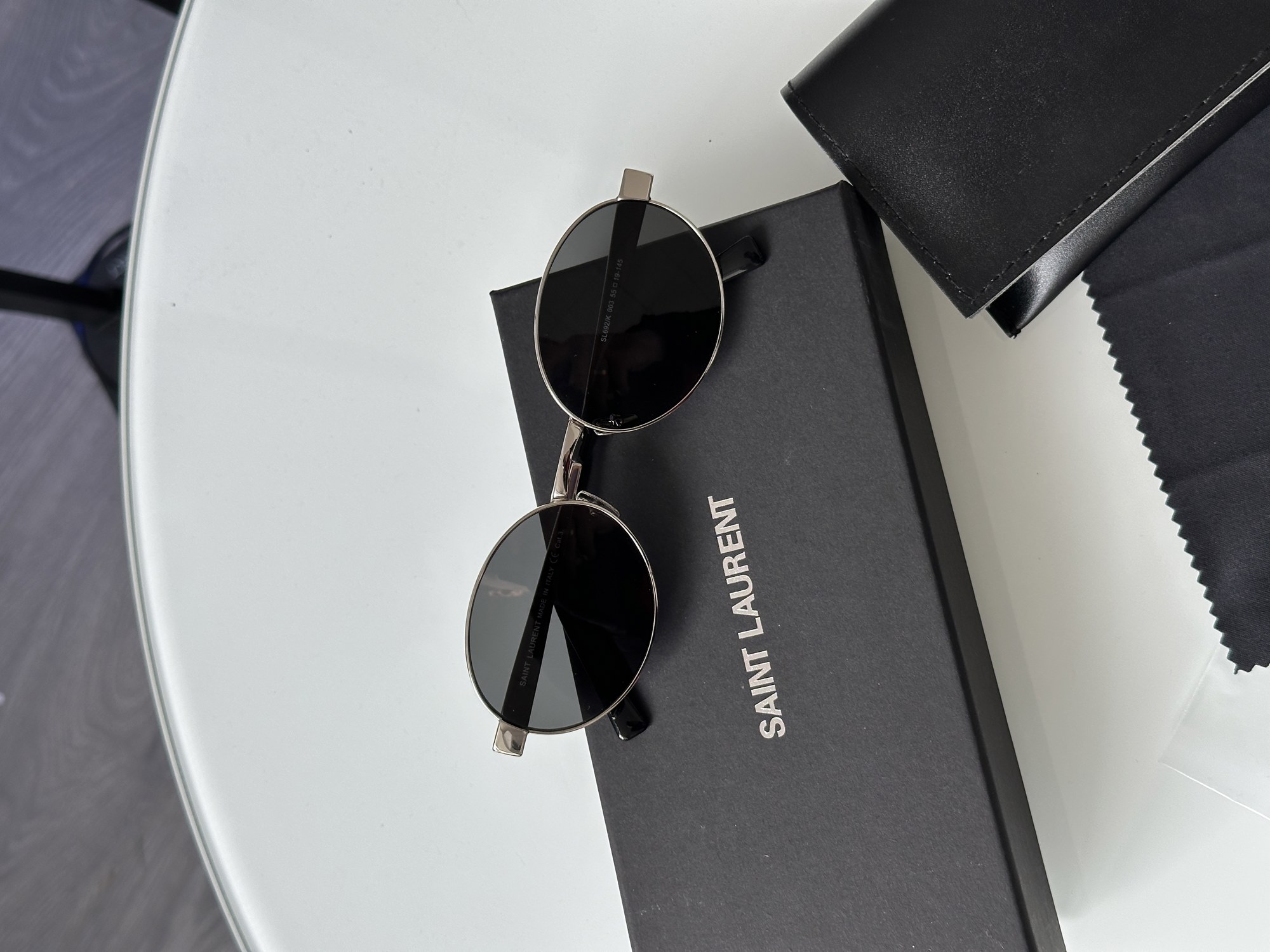 Saint Laurent SL 692/K 003 Black/Silver - 6