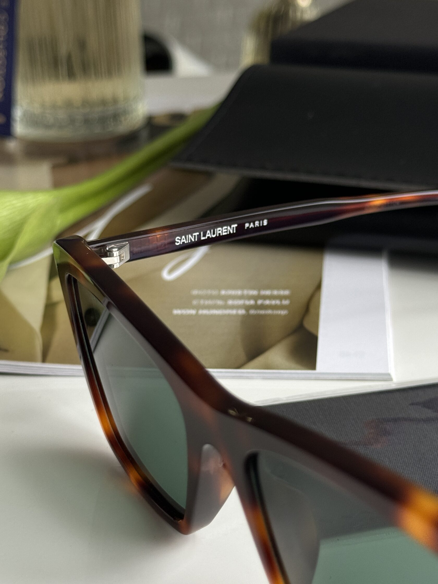 Saint Laurent SL 737 003 Leo/Green - 13