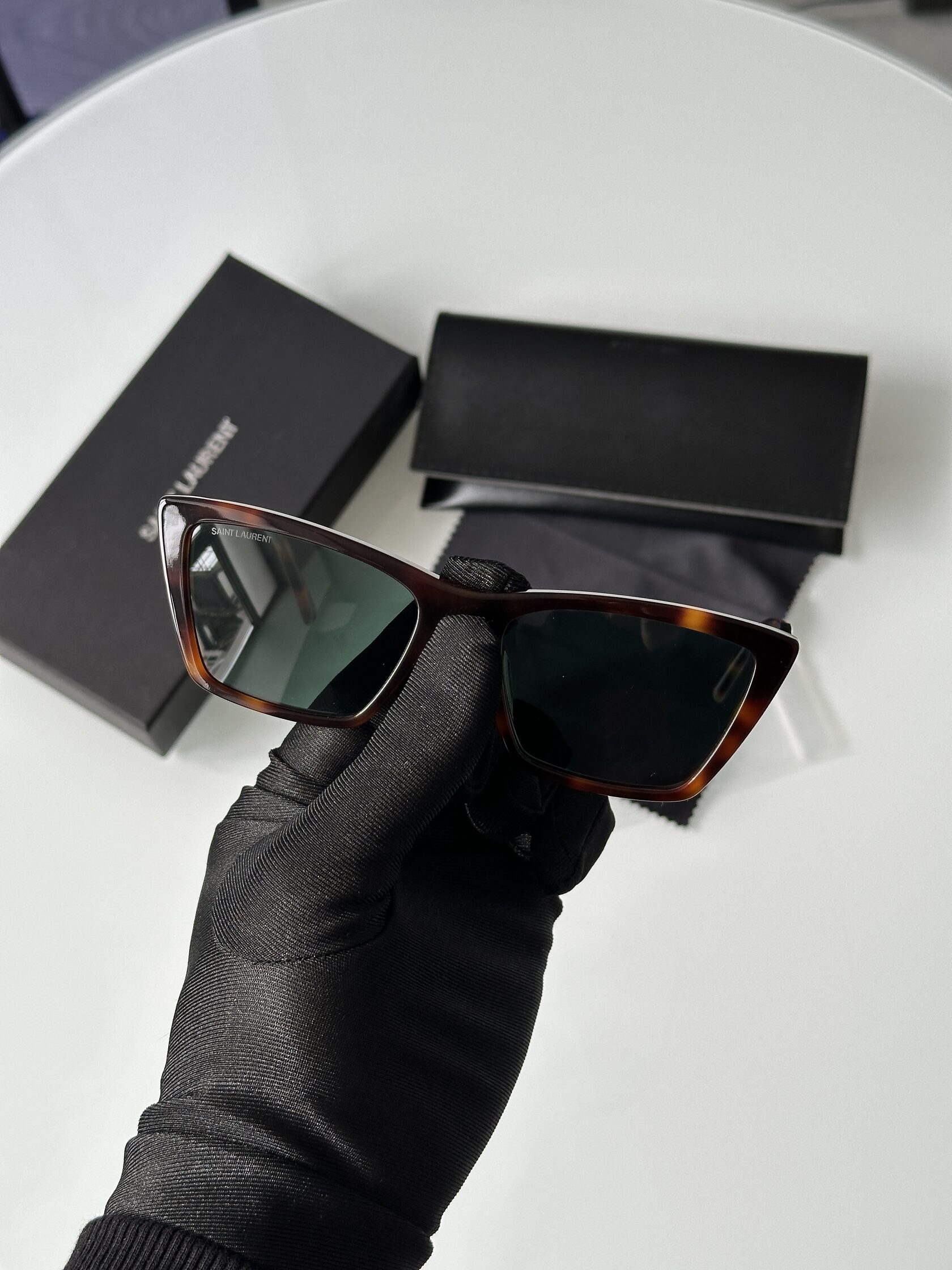 Saint Laurent SL 737 003 Leo/Green - 6