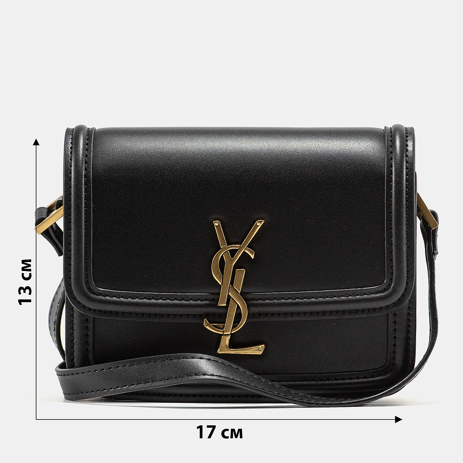 Saint Laurent Solferino Black/Gold - 3